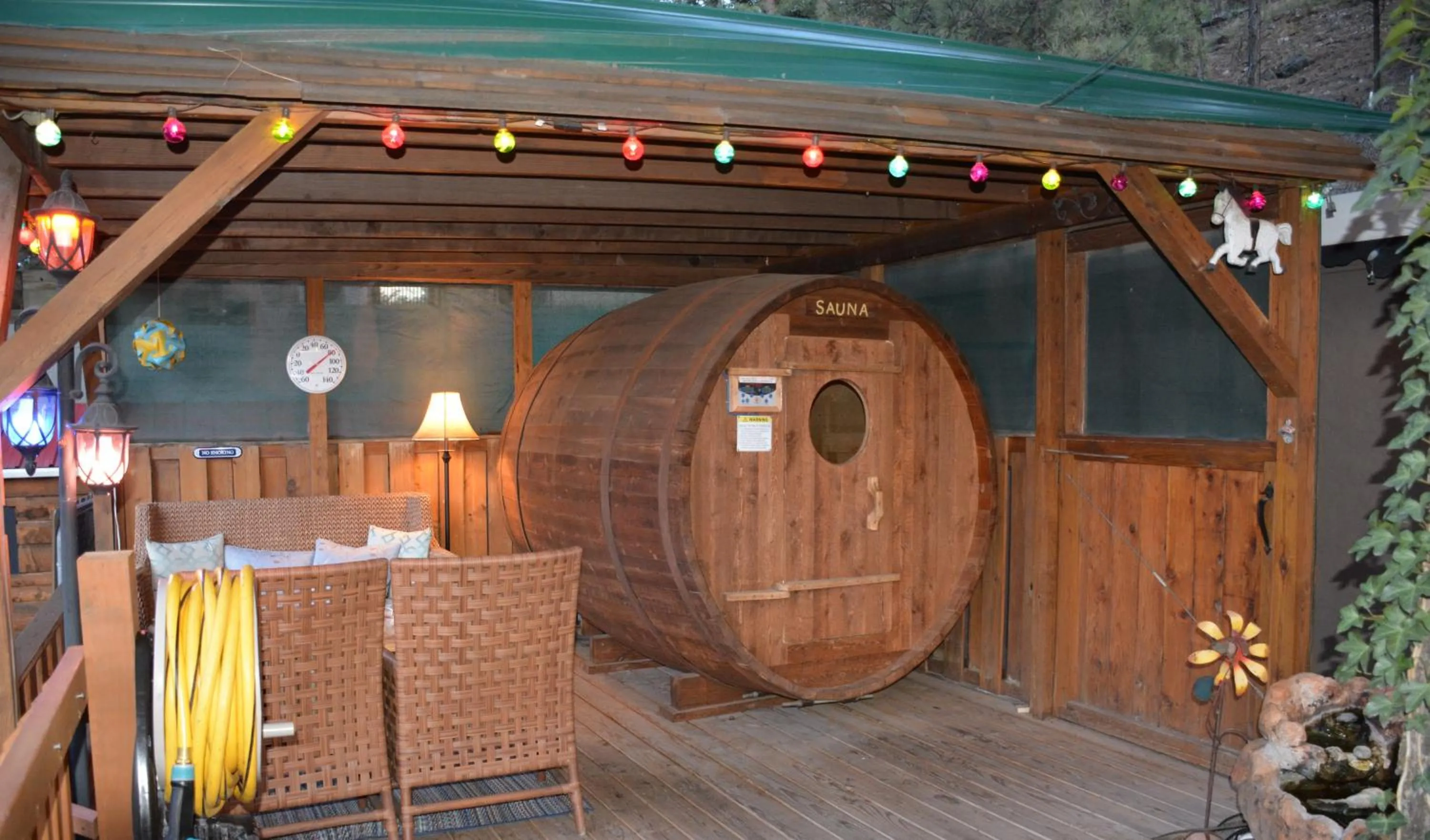 Sauna in Sitzmark Chalet Inn