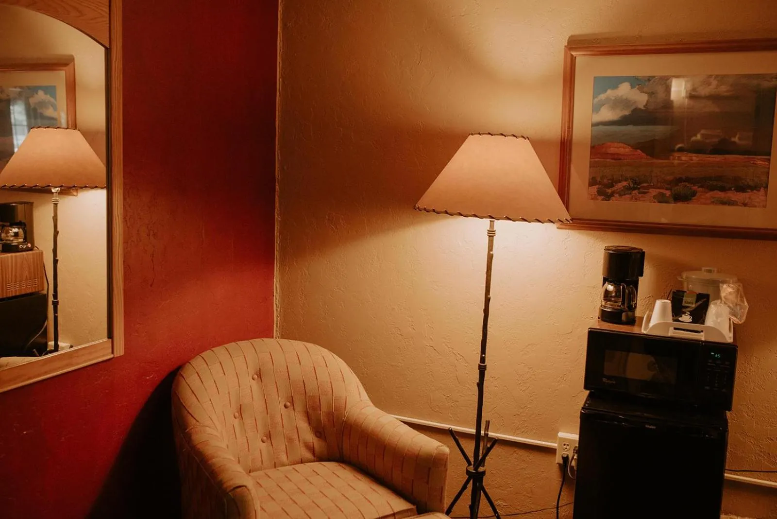 Seating area in Sitzmark Chalet Inn