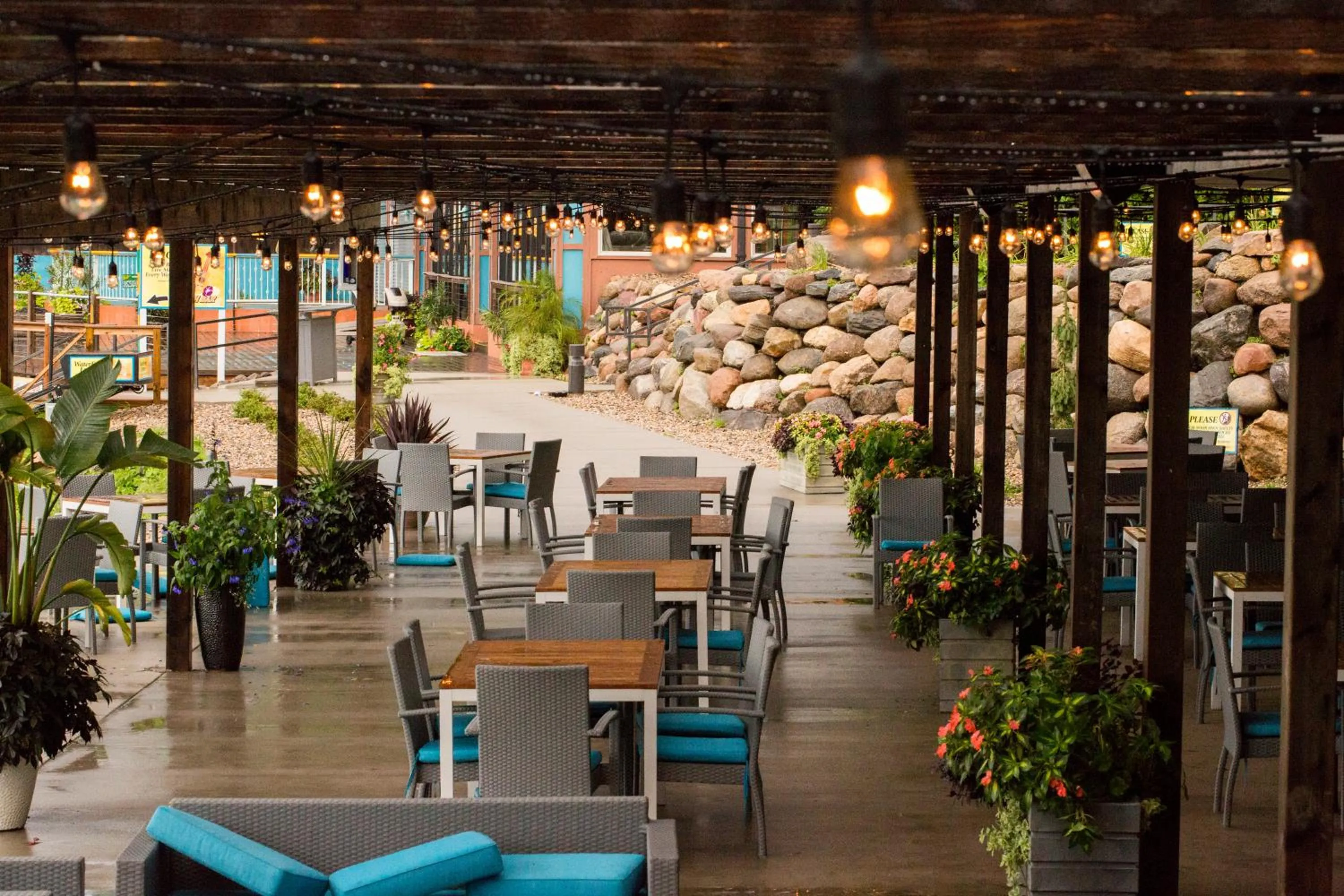 Patio in Bridges Bay Resort