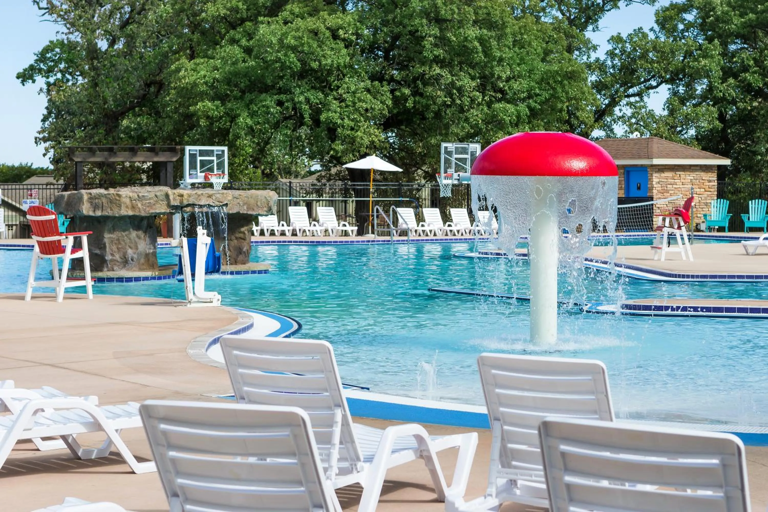 Aqua park in Bridges Bay Resort