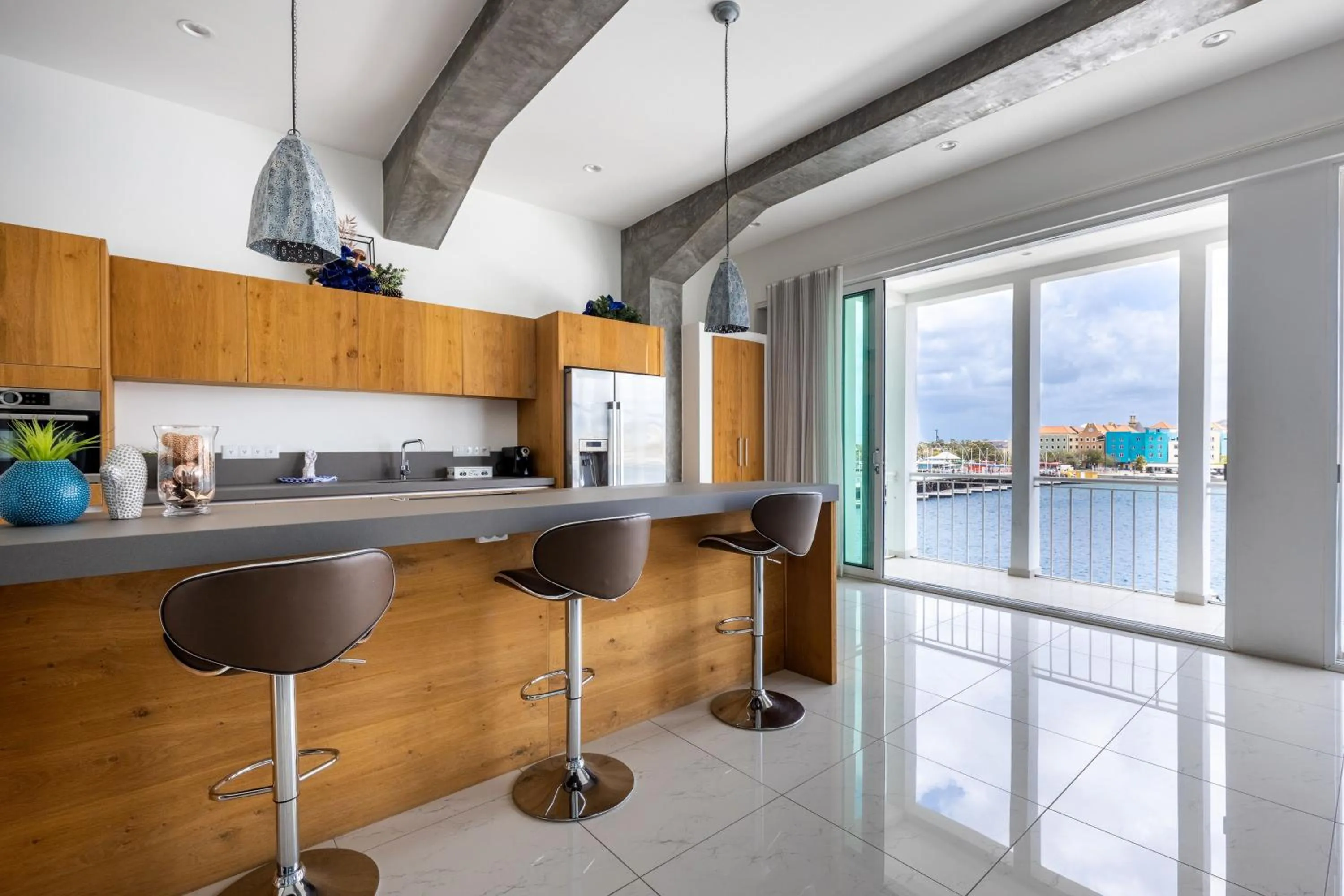 kitchen in Blue Marlin Handelskade Apartments