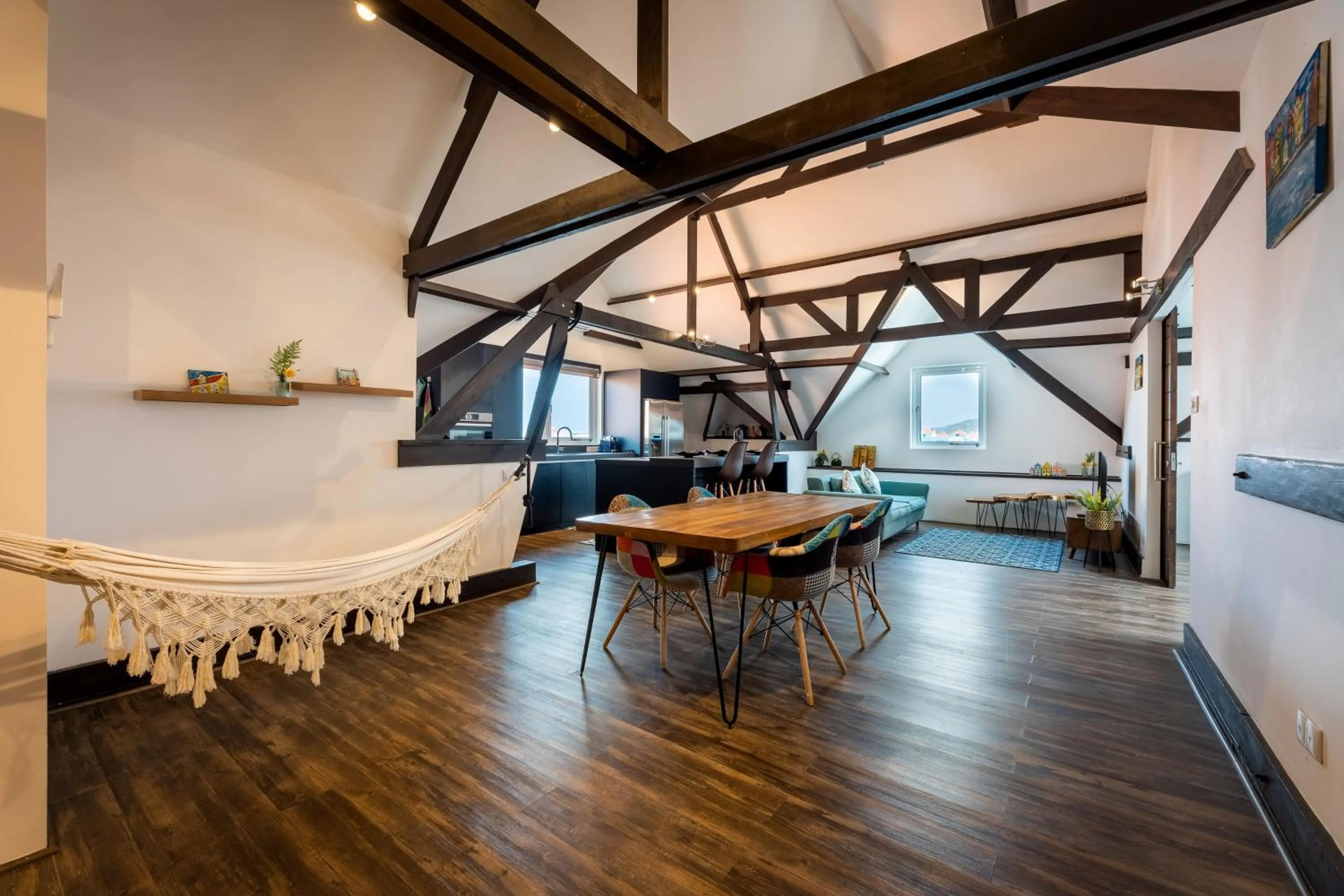 Living room in Blue Marlin Handelskade Apartments