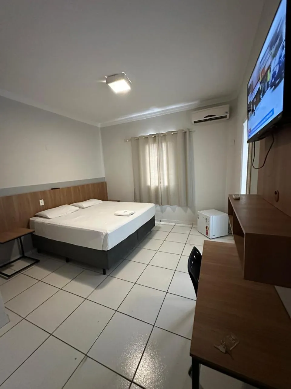 Bed in Novo Hotel Uirapuru