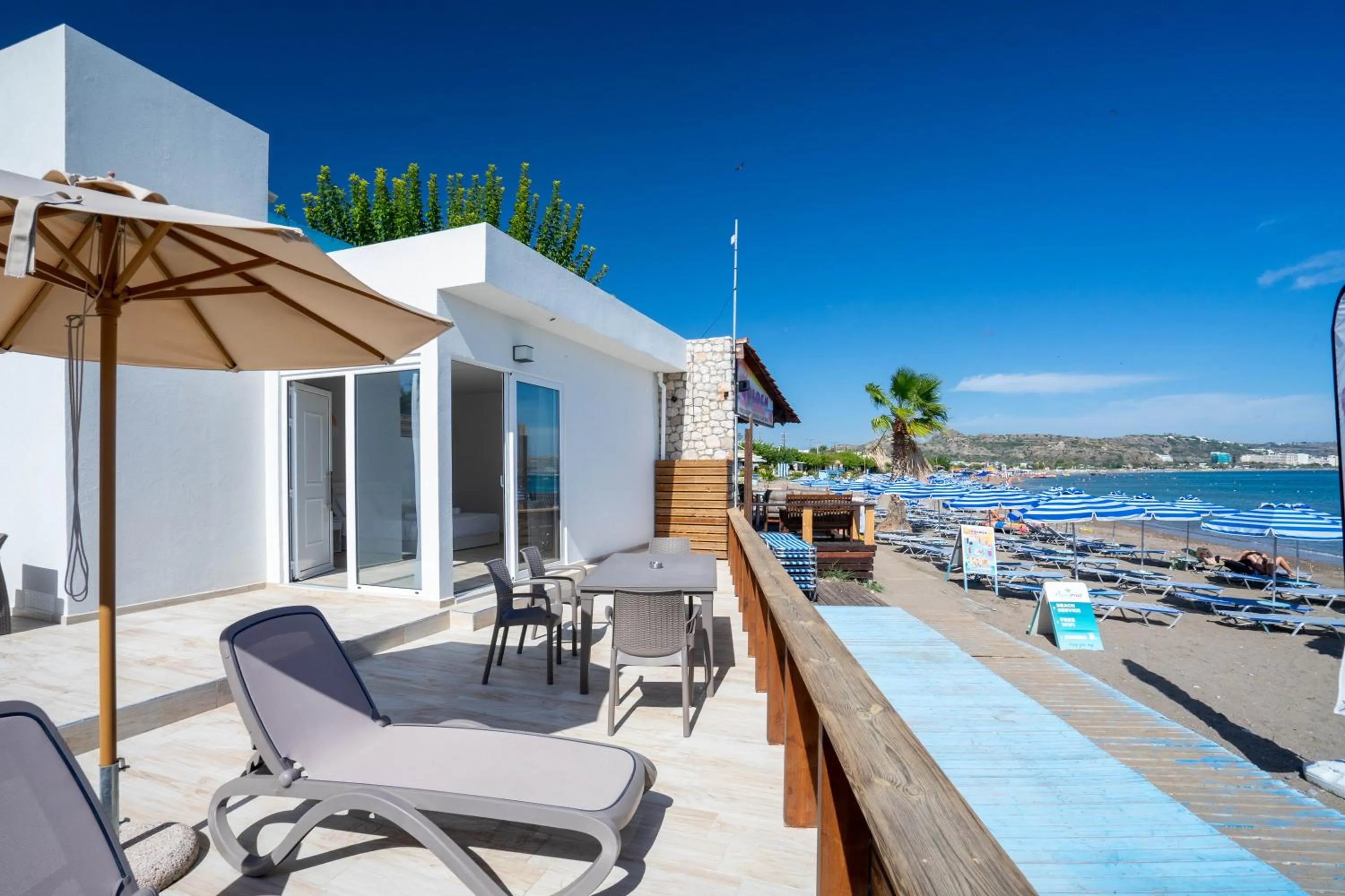 Natural landscape in Raffaello Beach