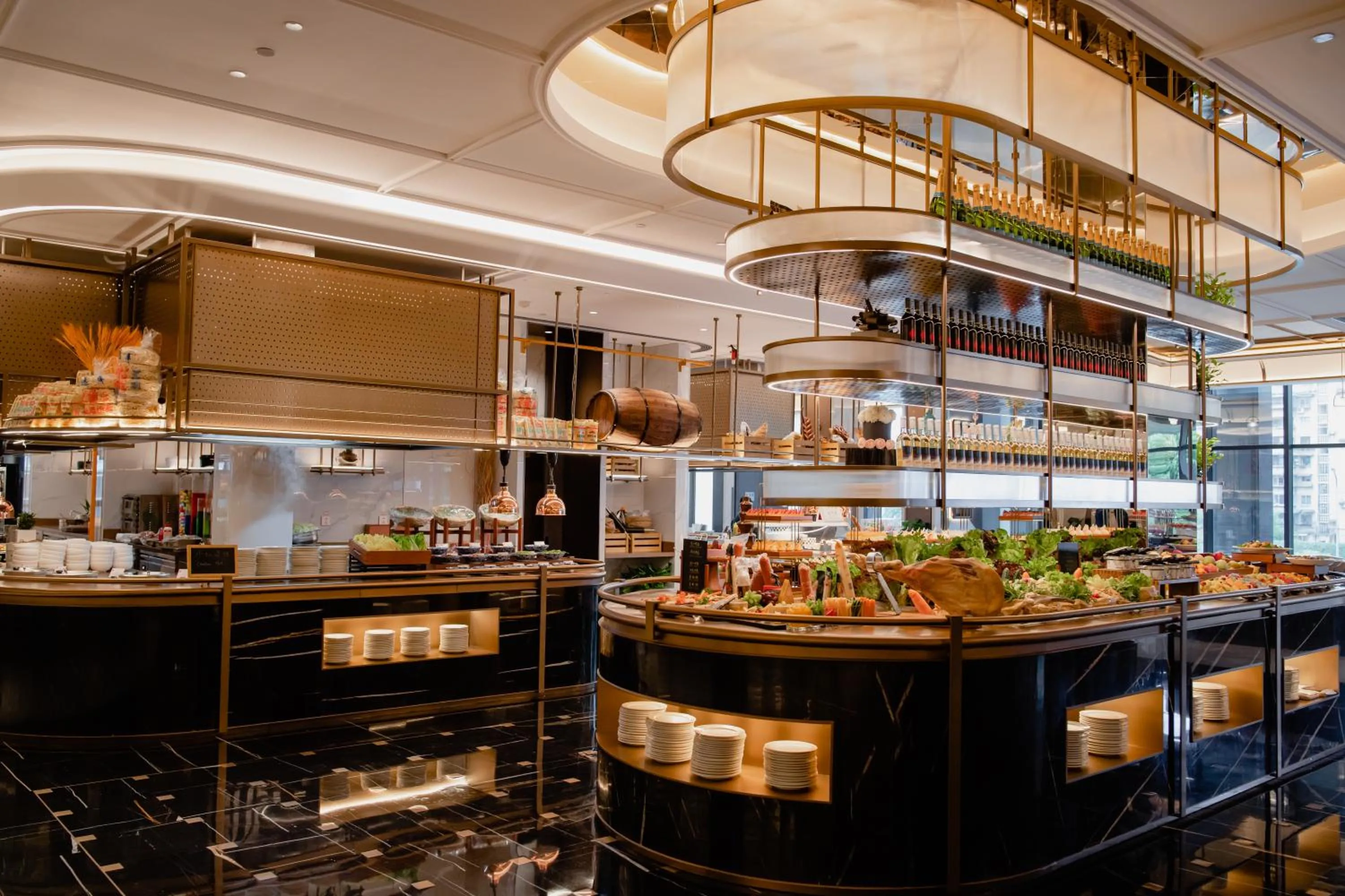 Buffet breakfast in Kempinski Hotel Guiyang