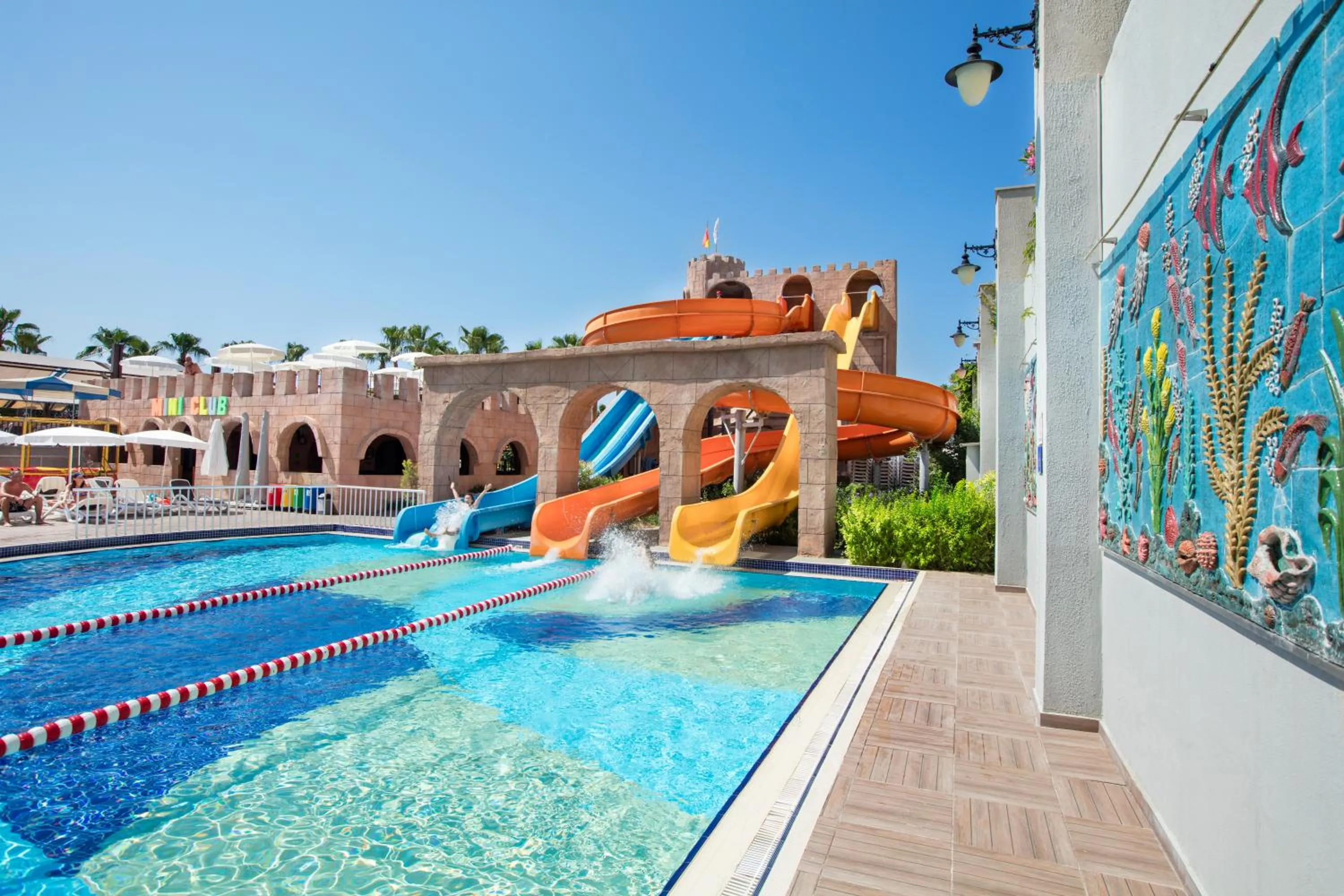 Aqua park in Aydinbey King's Palace & Spa - Ultra All Inclusive