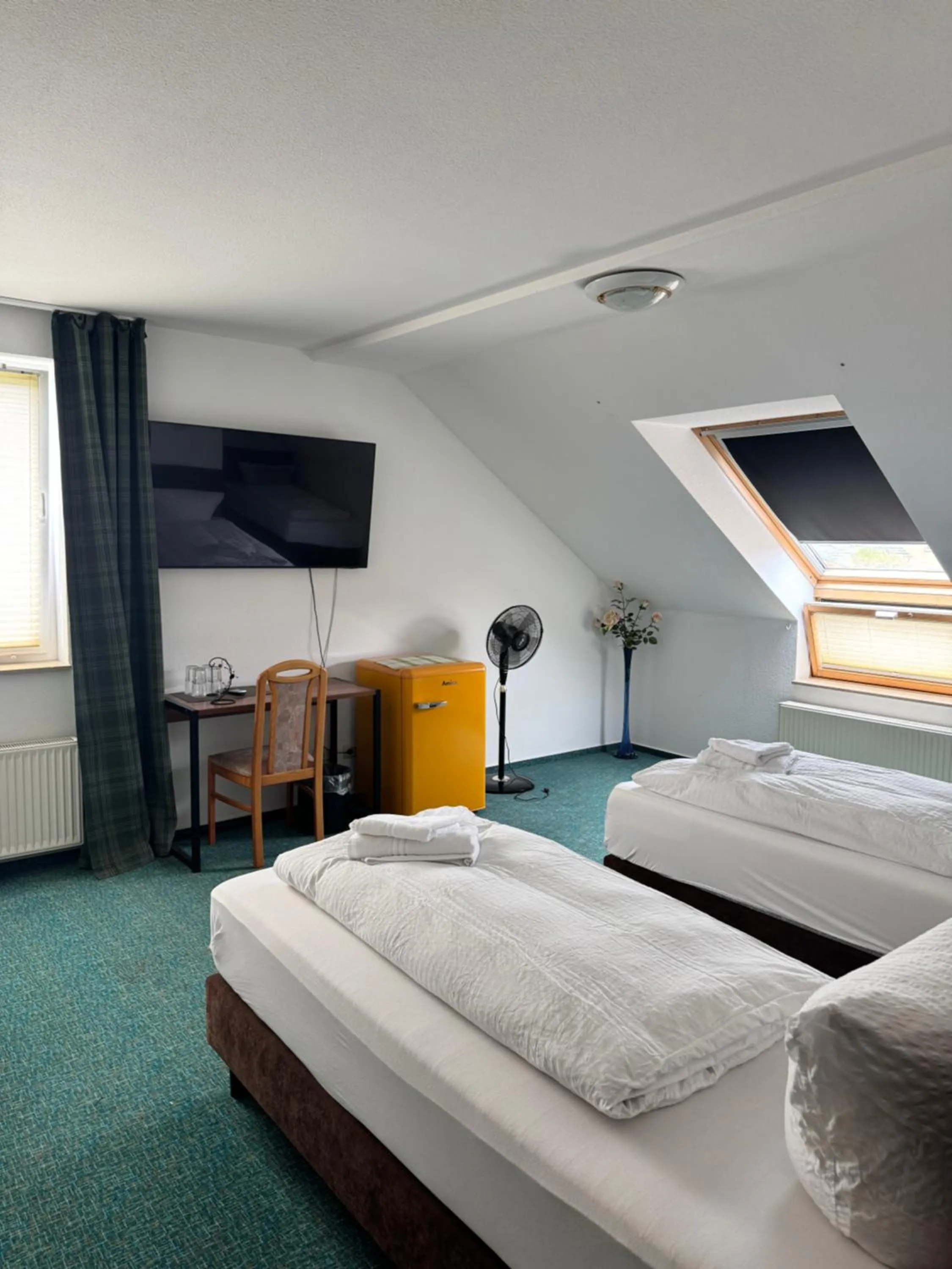 furniture, Bed in Hotel Rosengarten