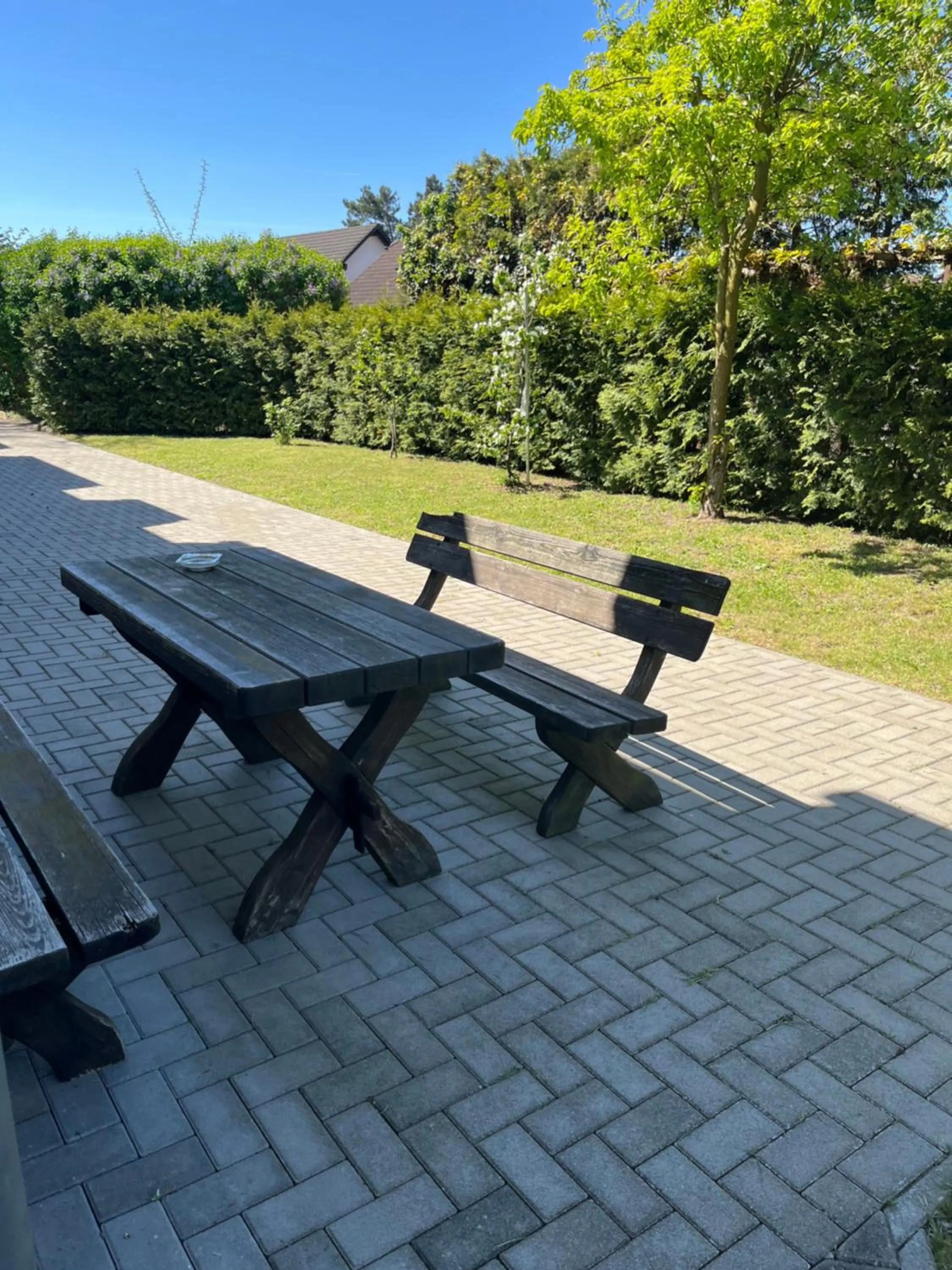 Garden view in Hotel Rosengarten