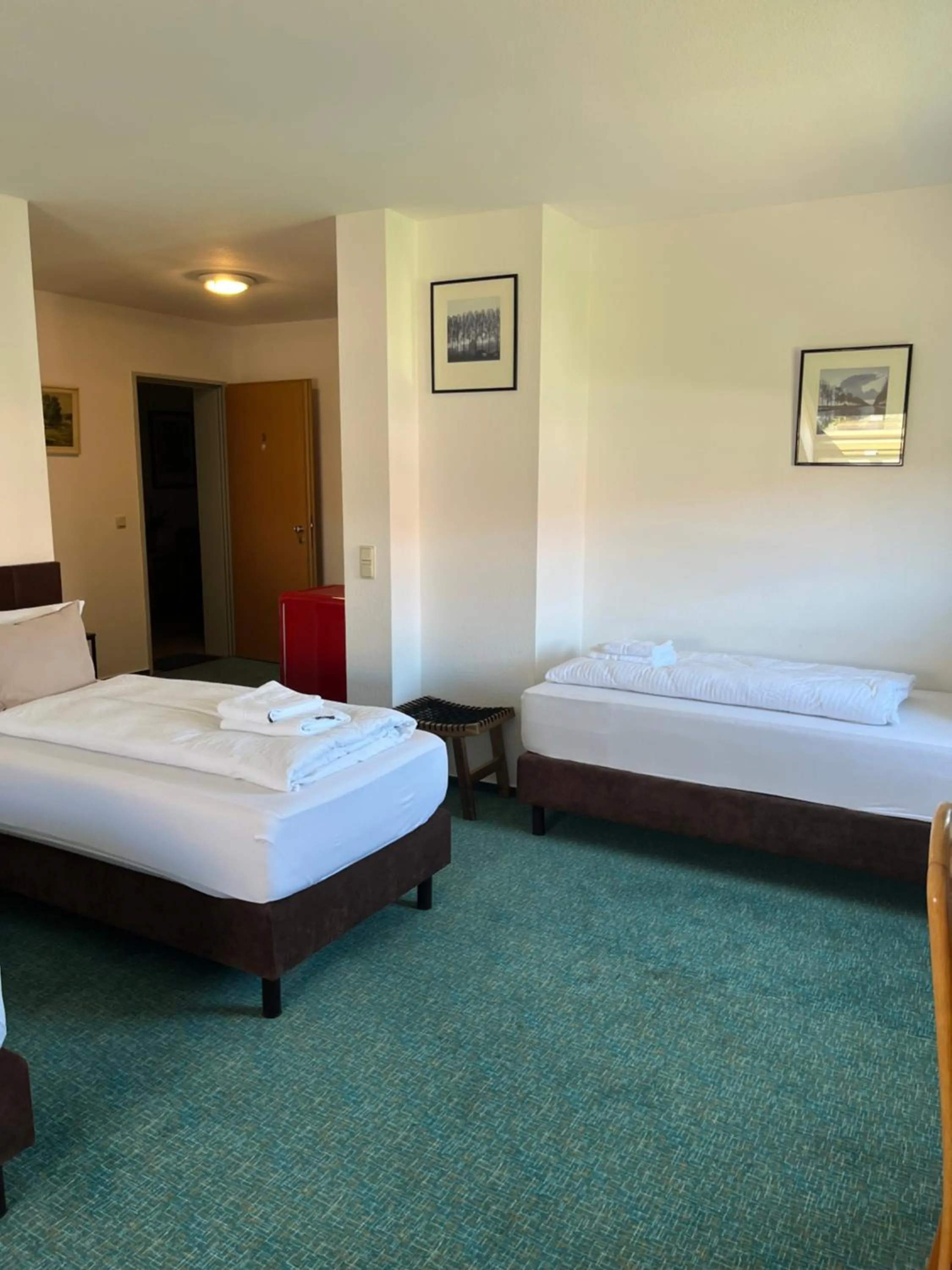 Bedroom, Bed in Hotel Rosengarten