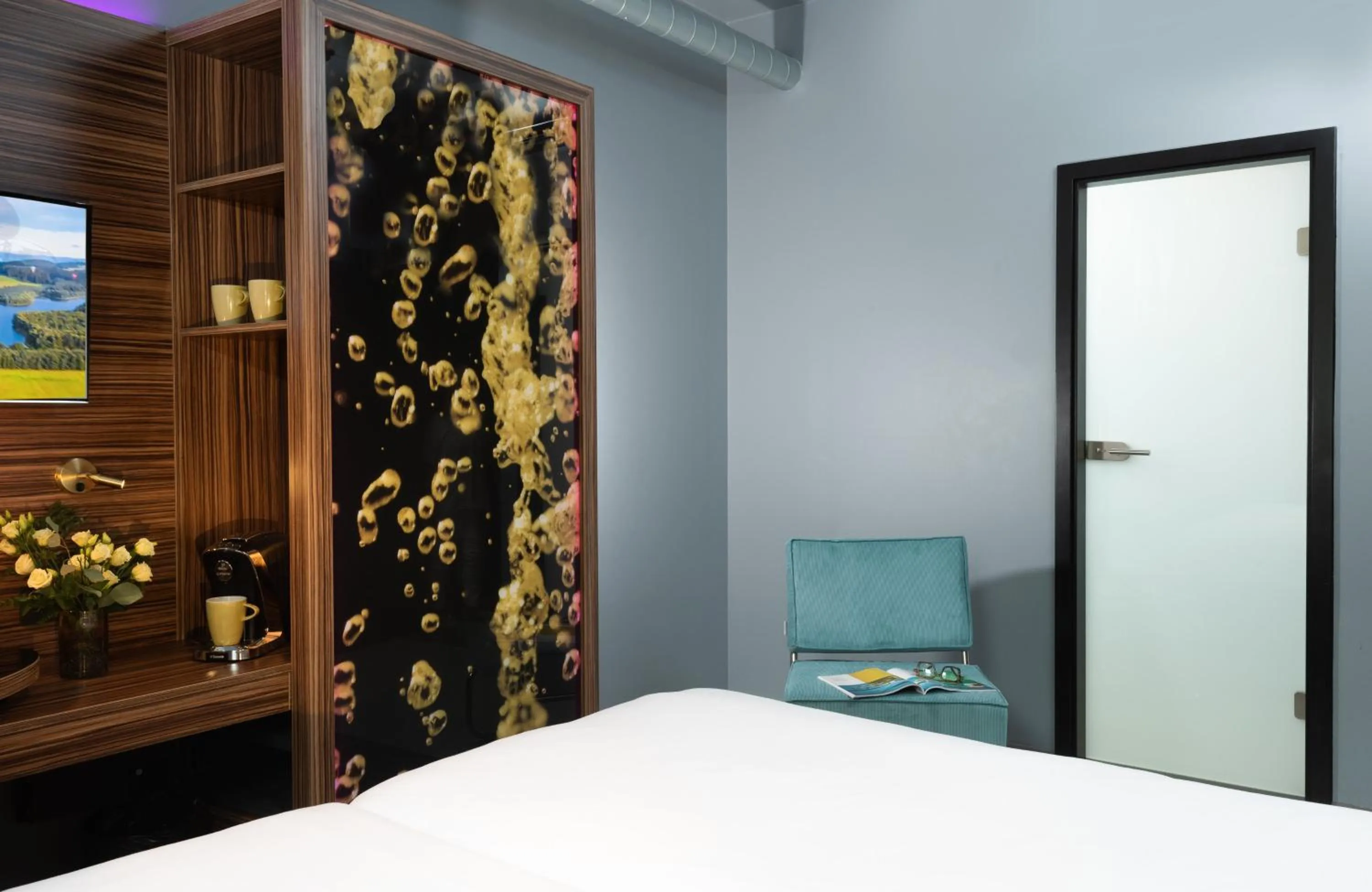 Photo of the whole room, Bed in NYX Hotel Prague by Leonardo Hotels