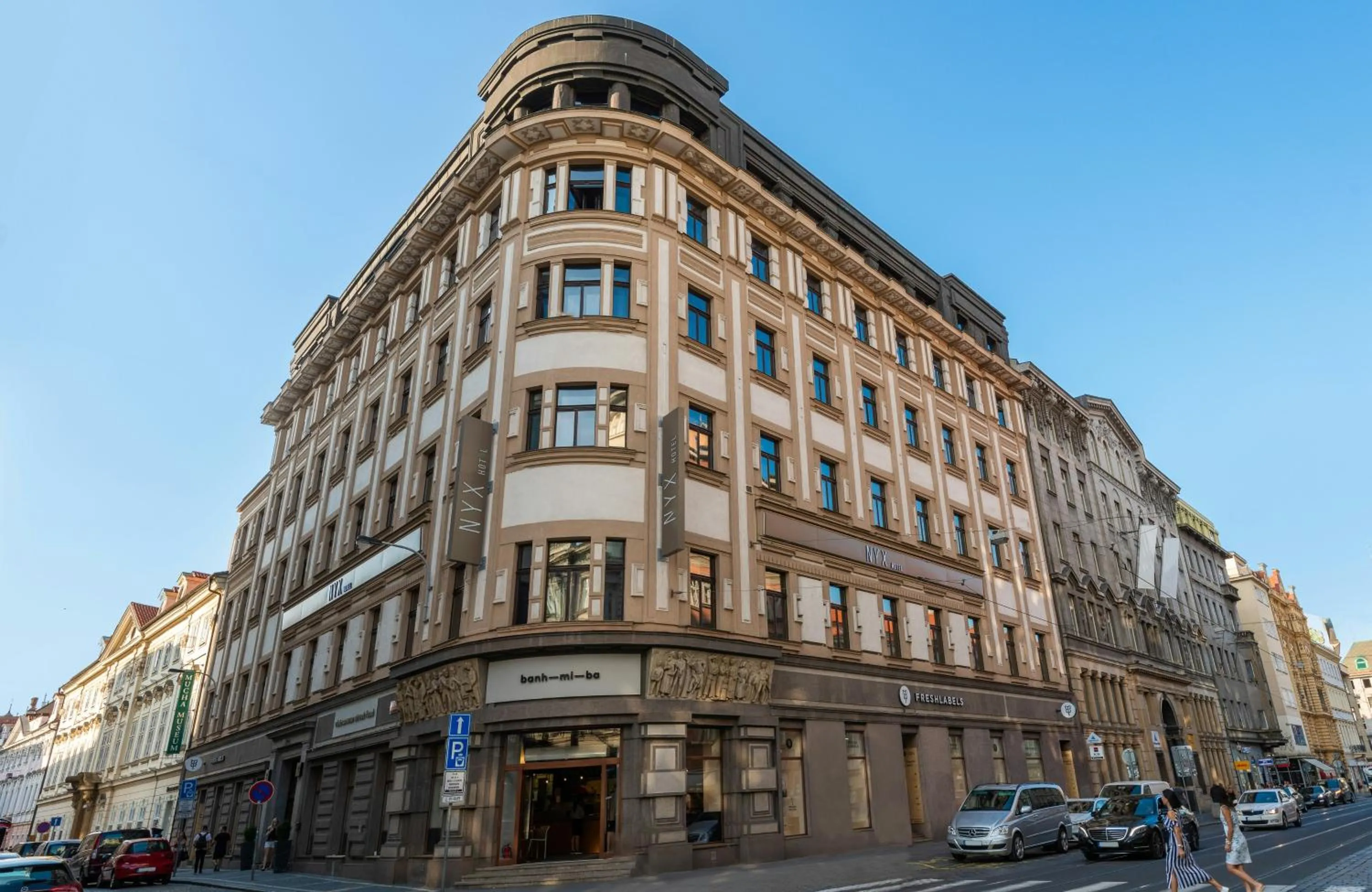 Property building in NYX Hotel Prague by Leonardo Hotels