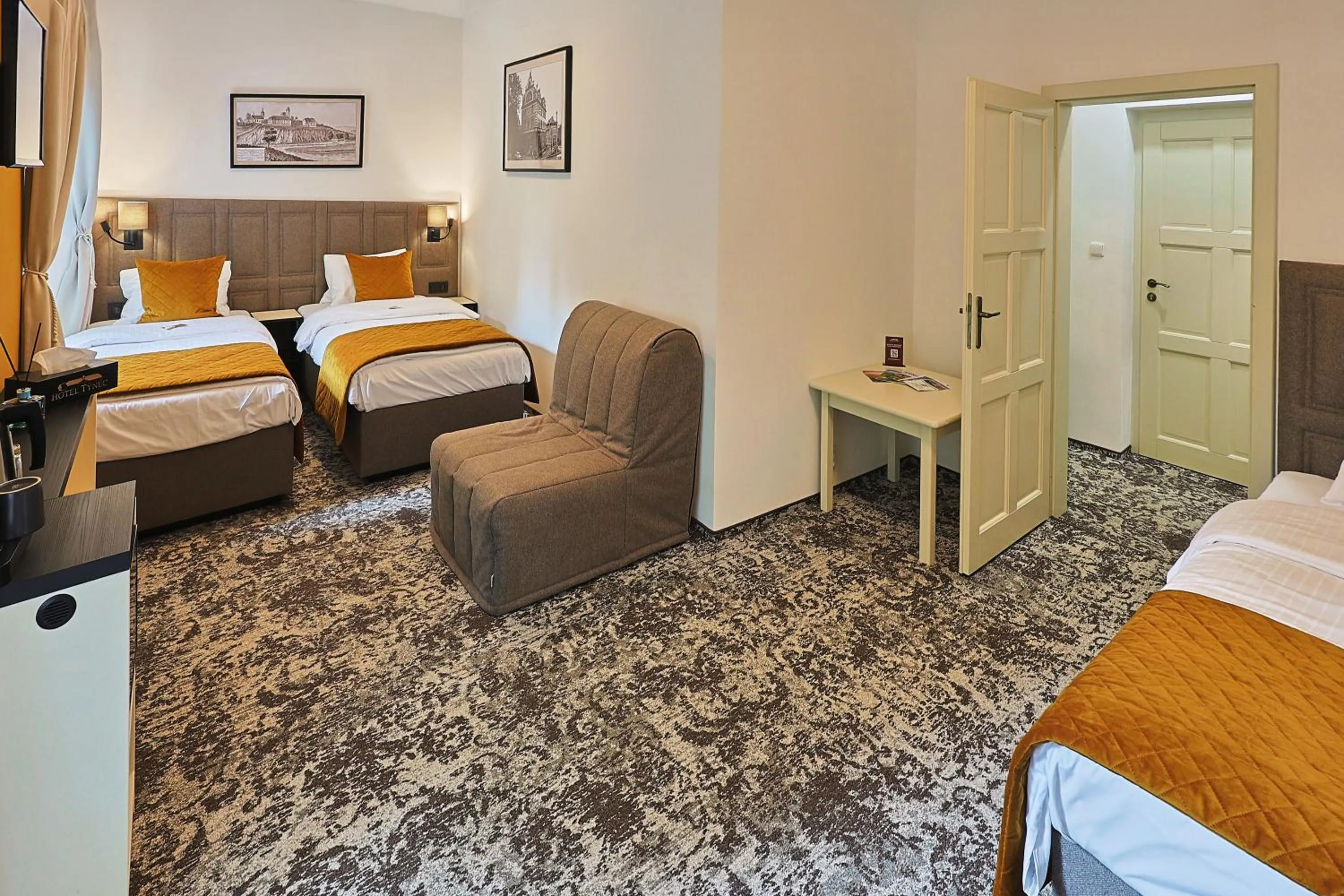 Photo of the whole room, Bed in Hotel Tynec