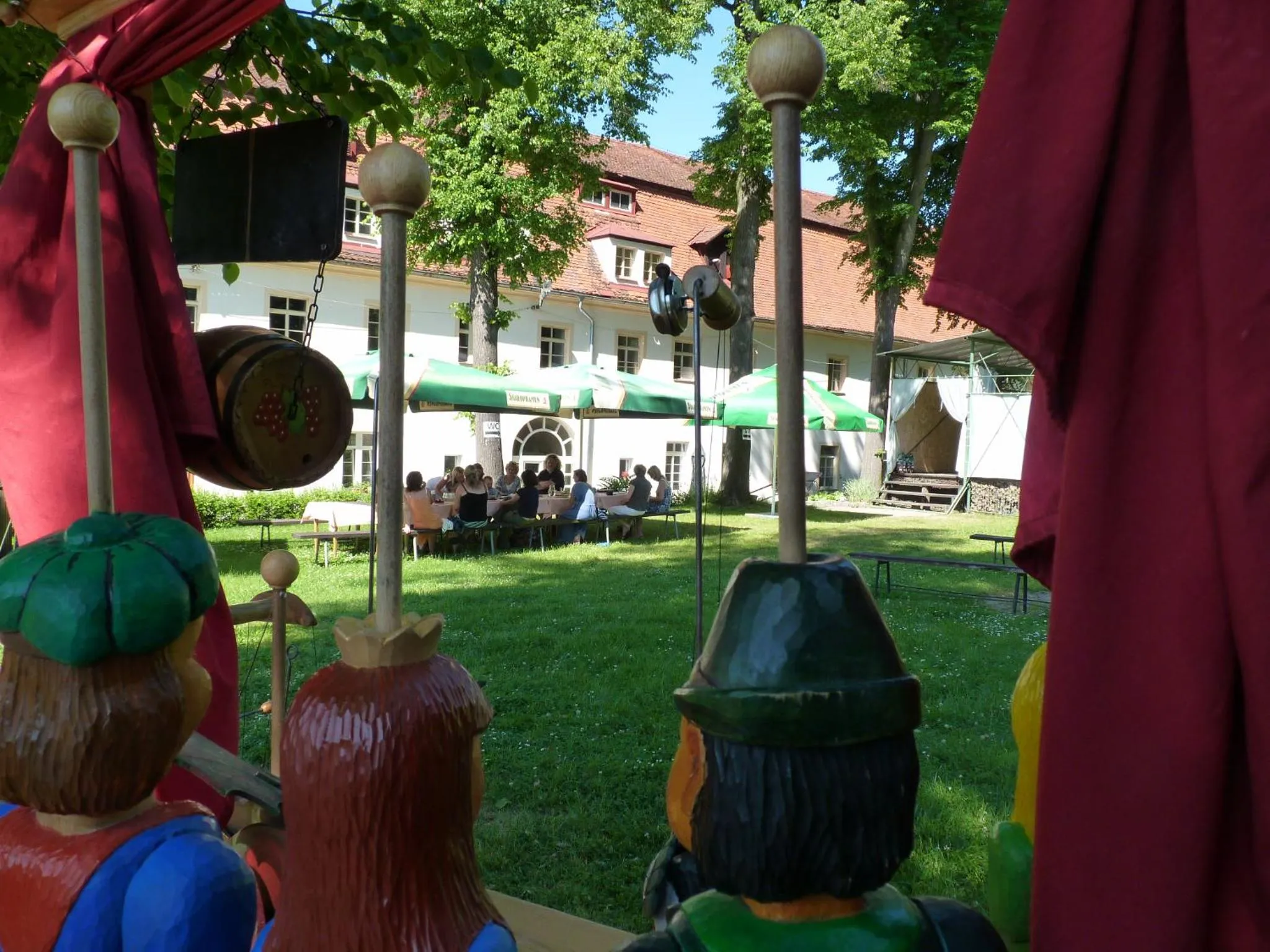 Garden in Hotel Tynec