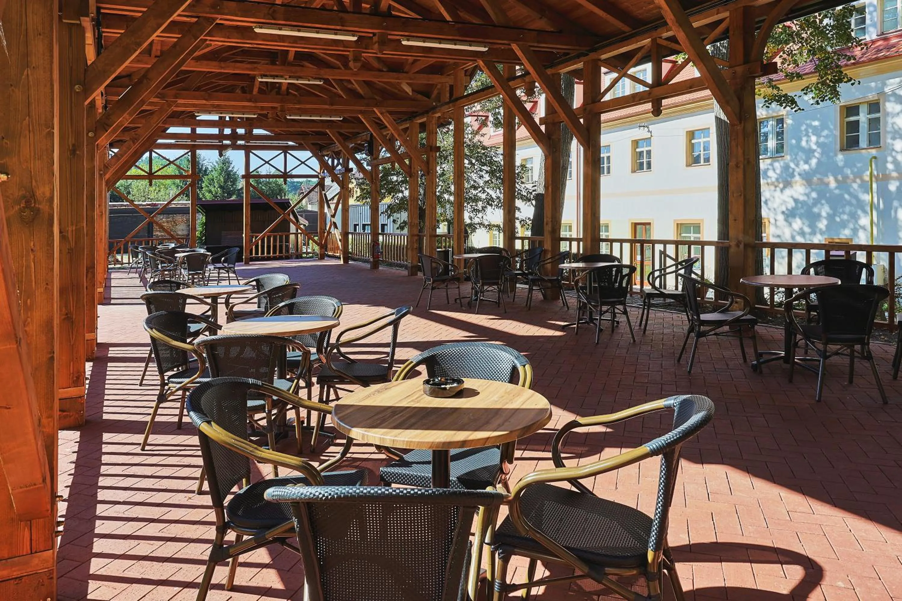 Garden in Hotel Tynec