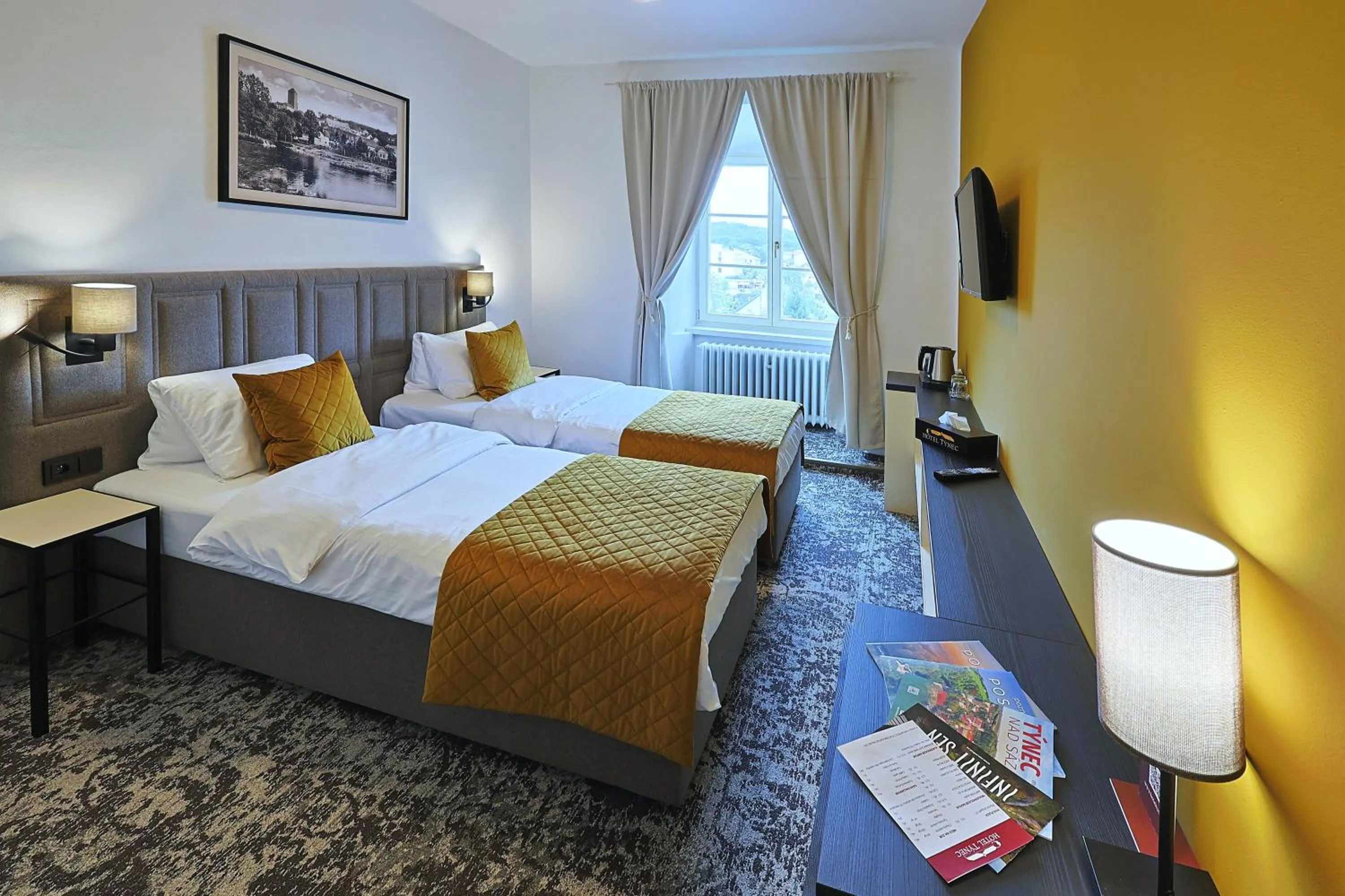 Photo of the whole room, Bed in Hotel Tynec