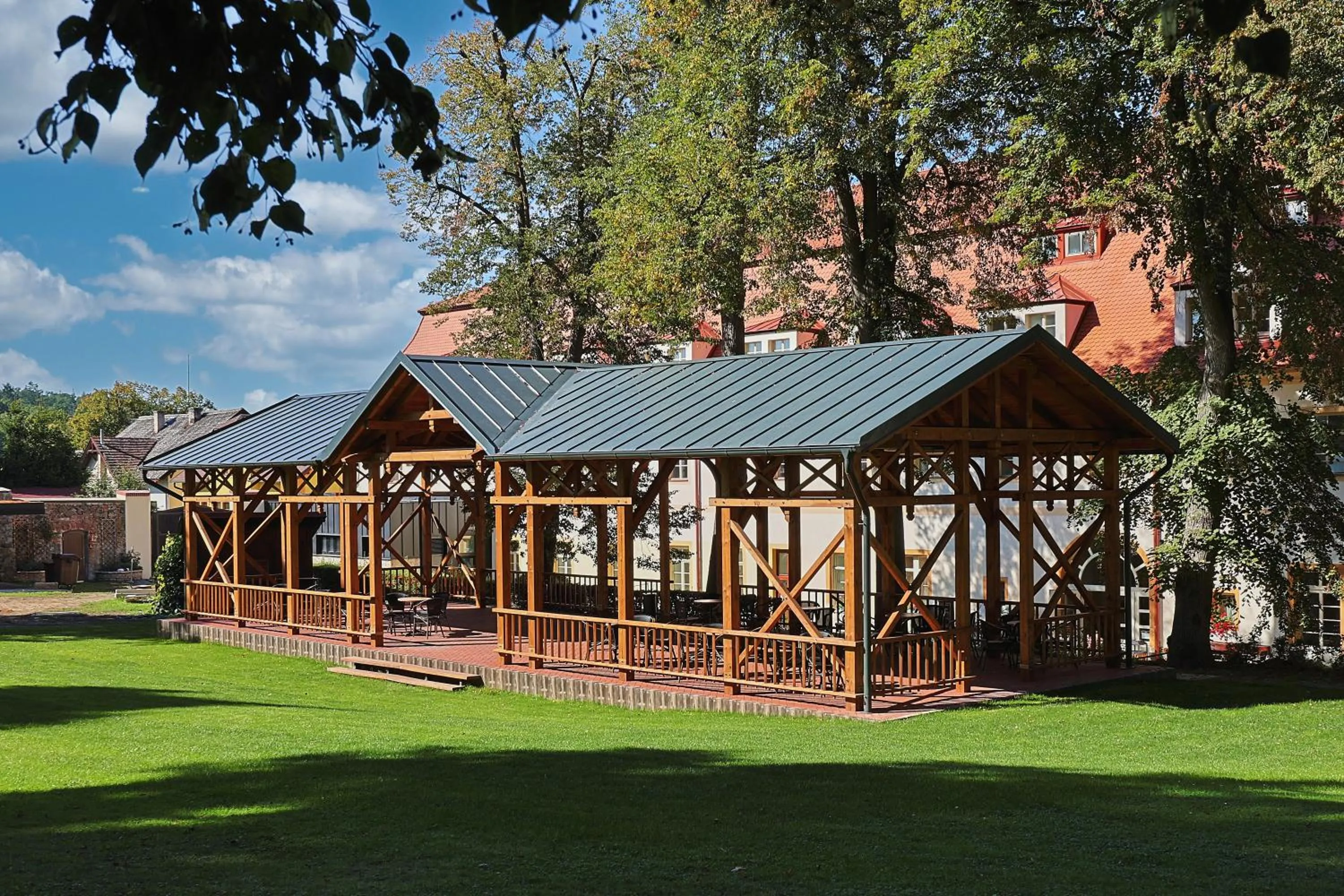 Garden in Hotel Tynec