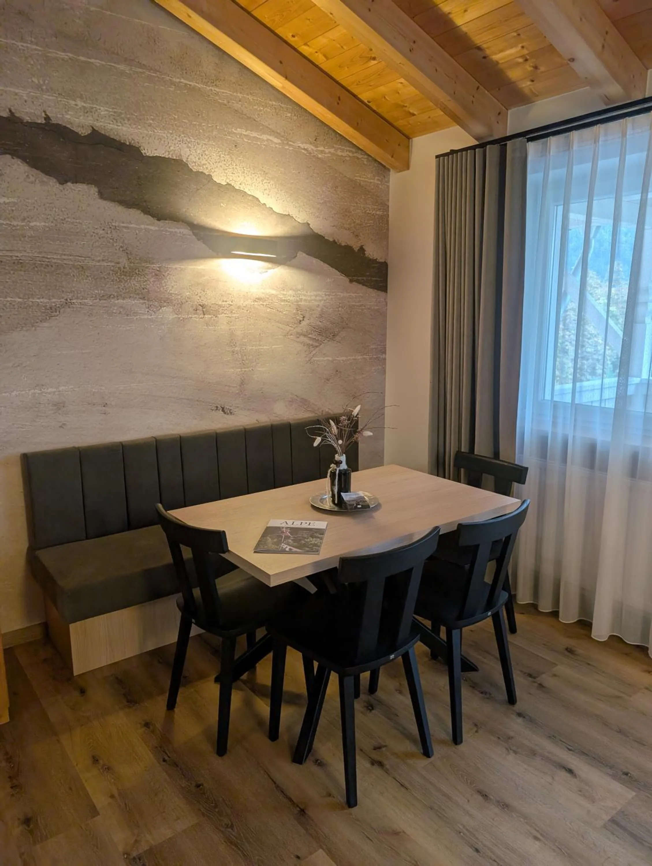 Dining area in Eden Apartments