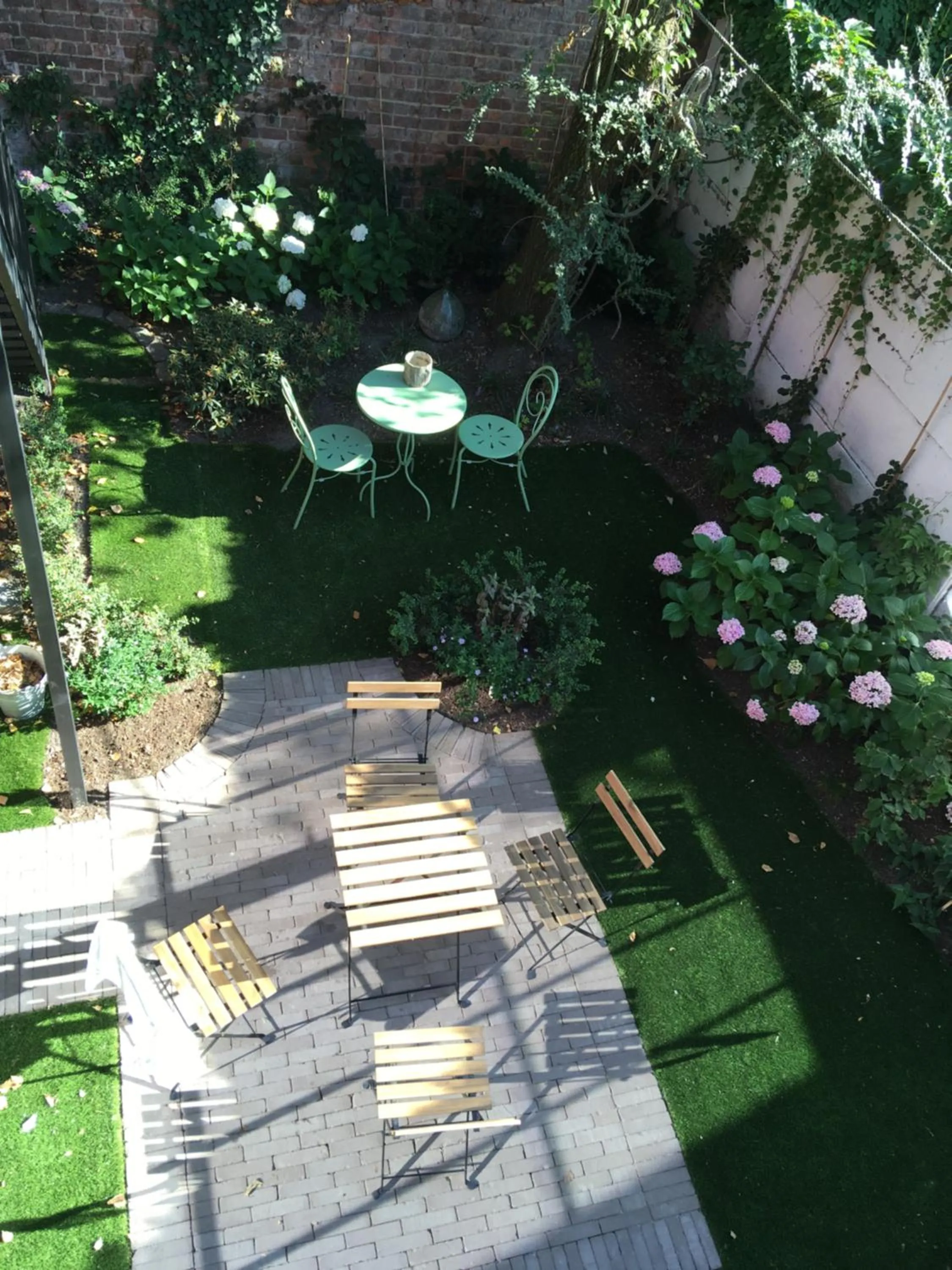 Garden in B&B PETIT PRINCE, GENT