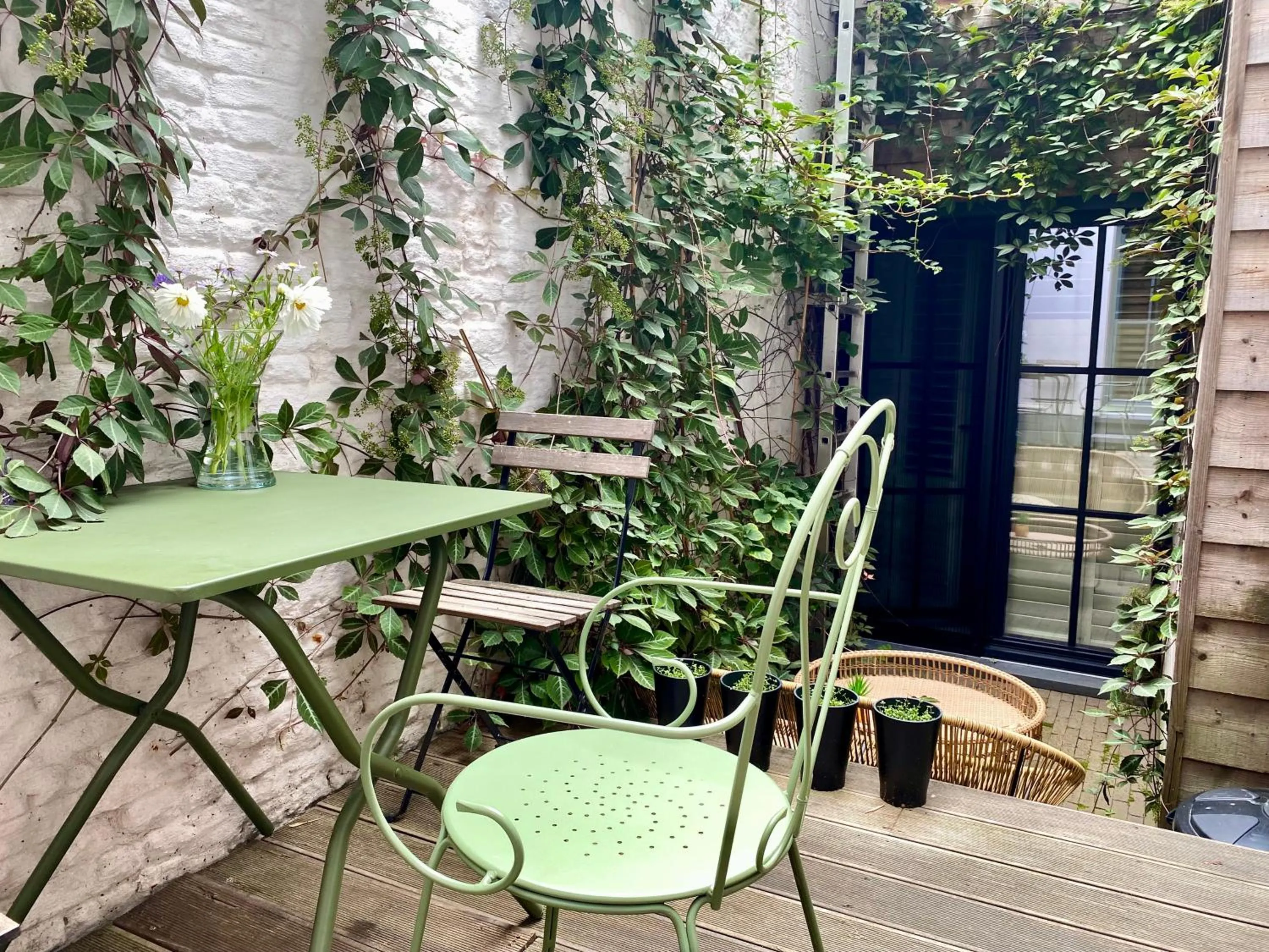 Patio in B&B PETIT PRINCE, GENT