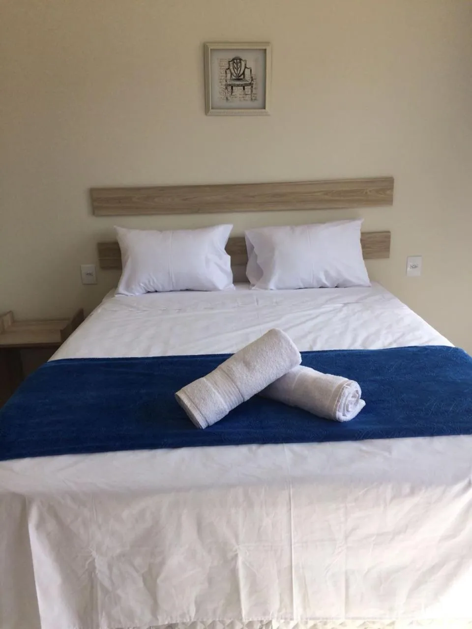 Bed in Pousada Vila Regina