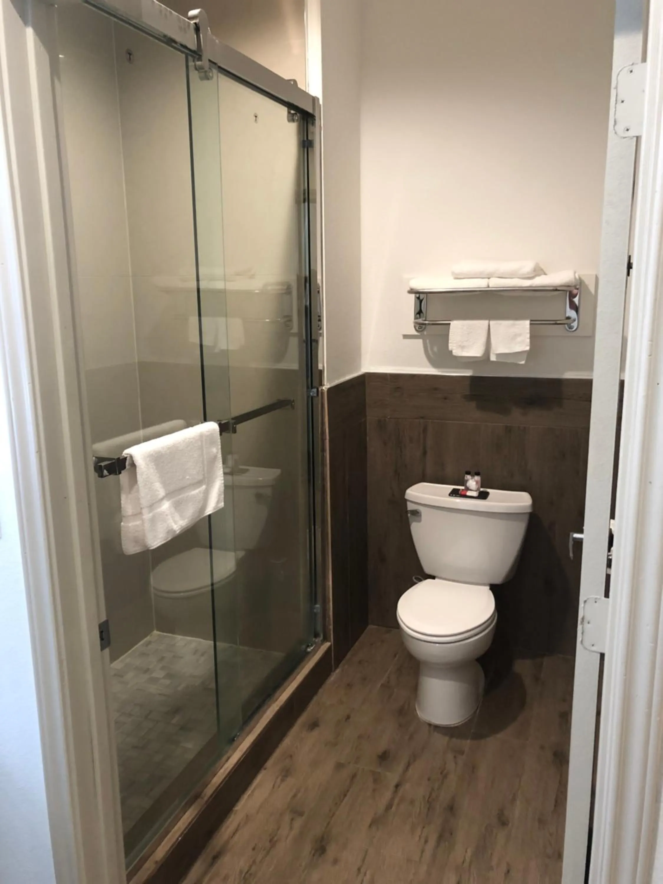 Shower in Baymont by Wyndham Kingwood