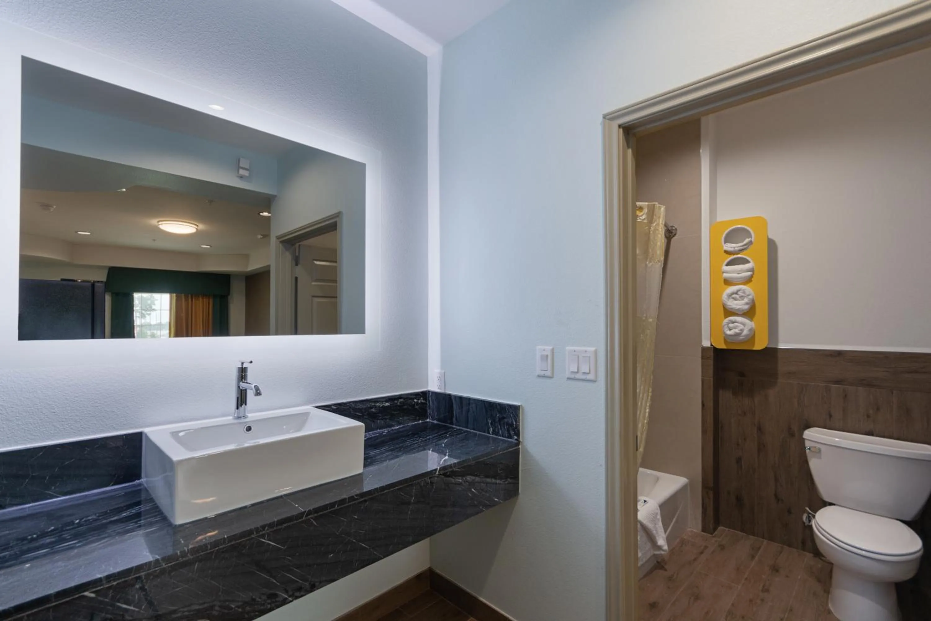 Shower in Baymont by Wyndham Kingwood