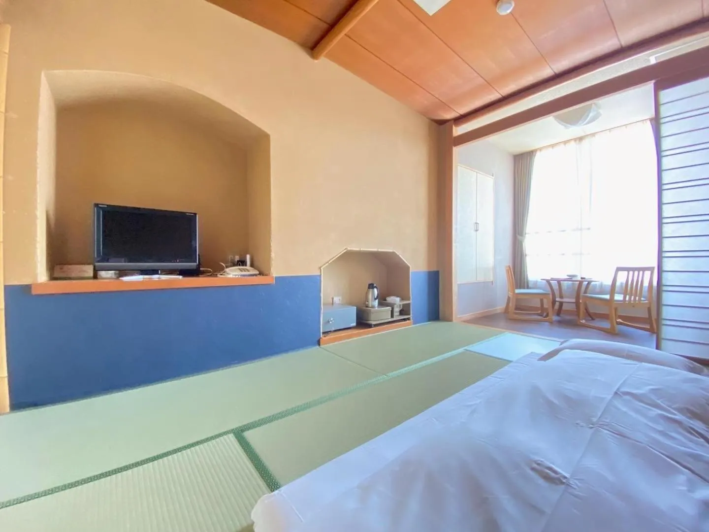 Photo of the whole room, Bed in Kameya Rakan