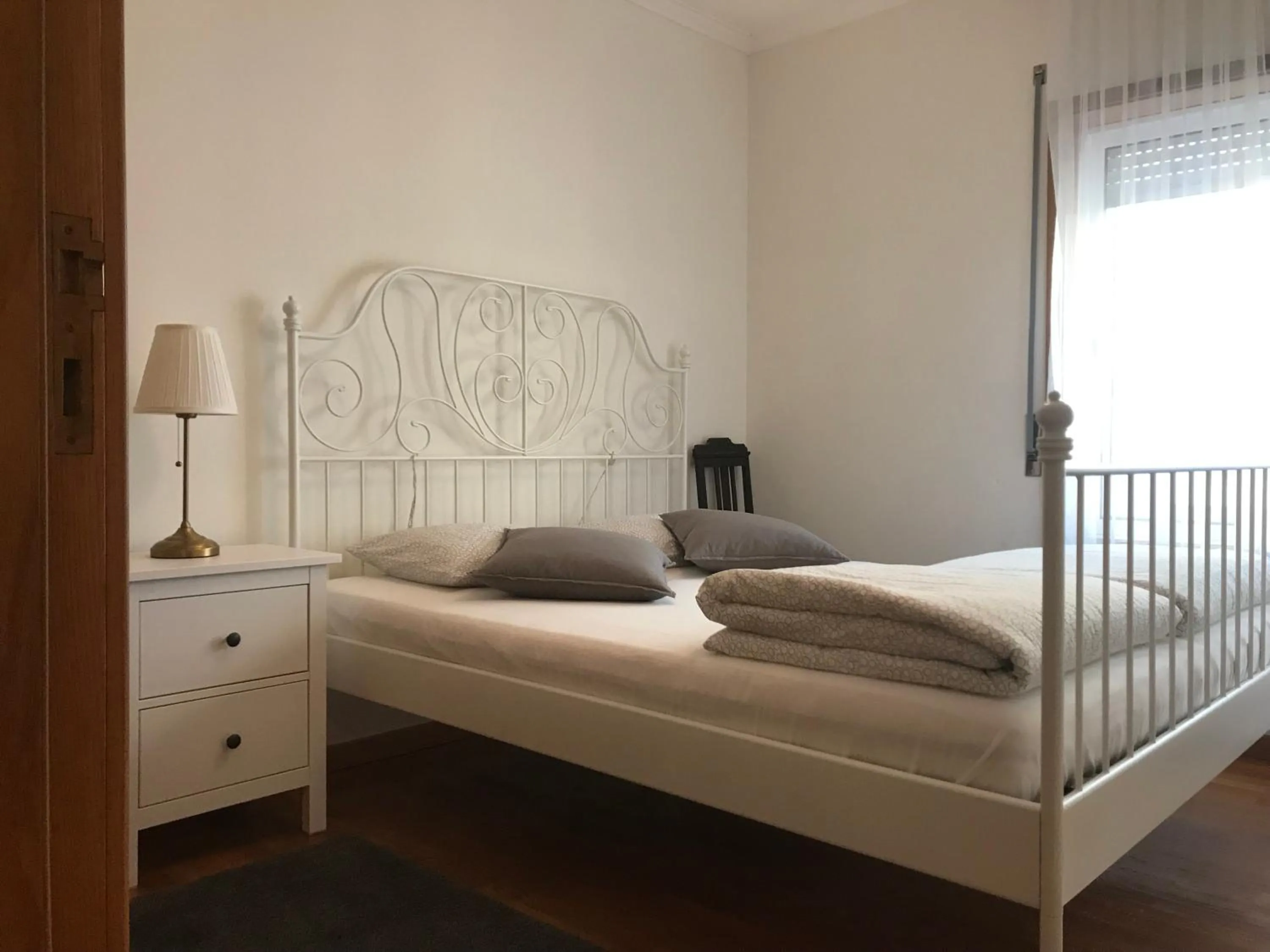 Bed in Holiday Flat Green Coast