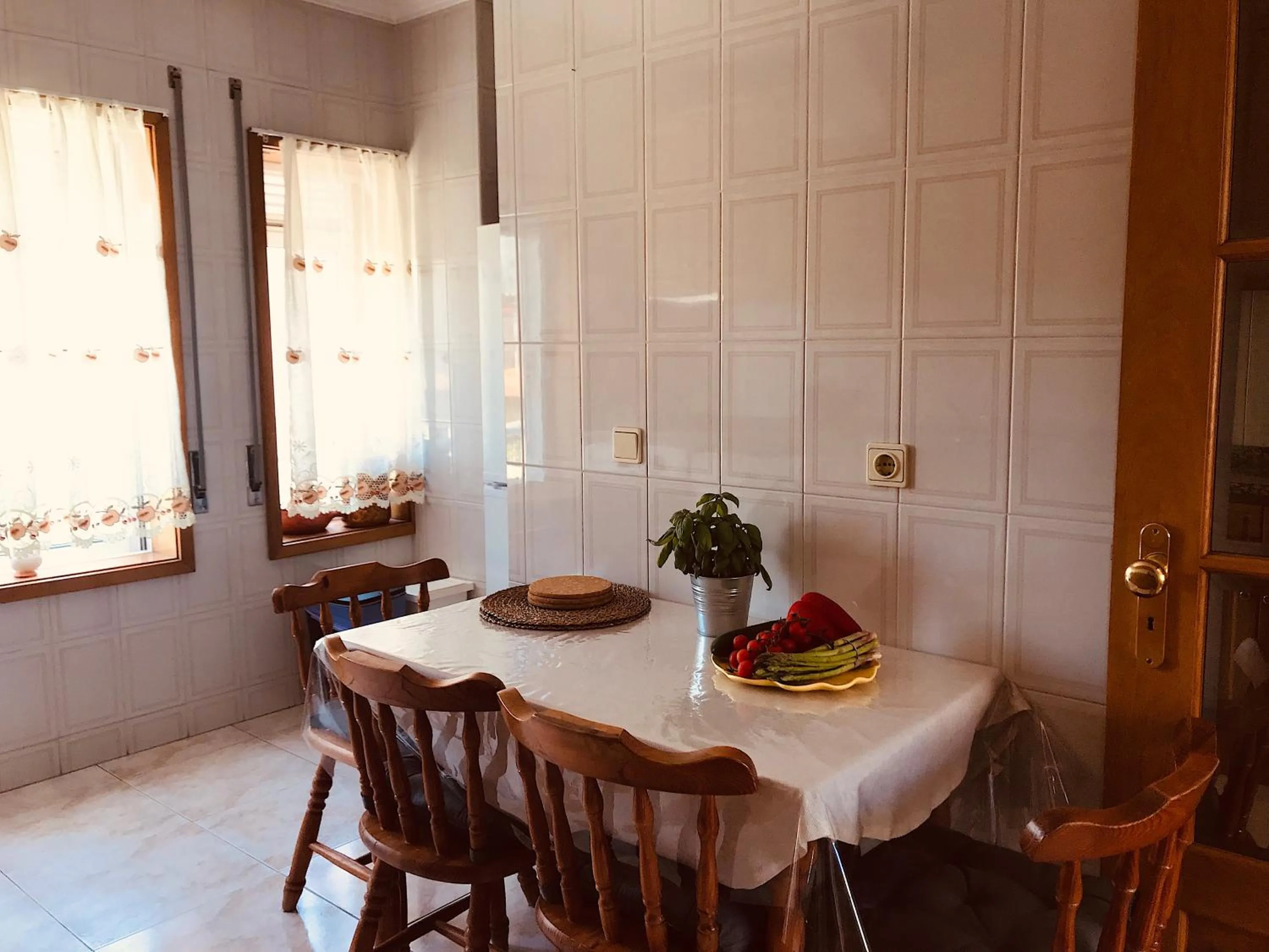 Dining area in Holiday Flat Green Coast