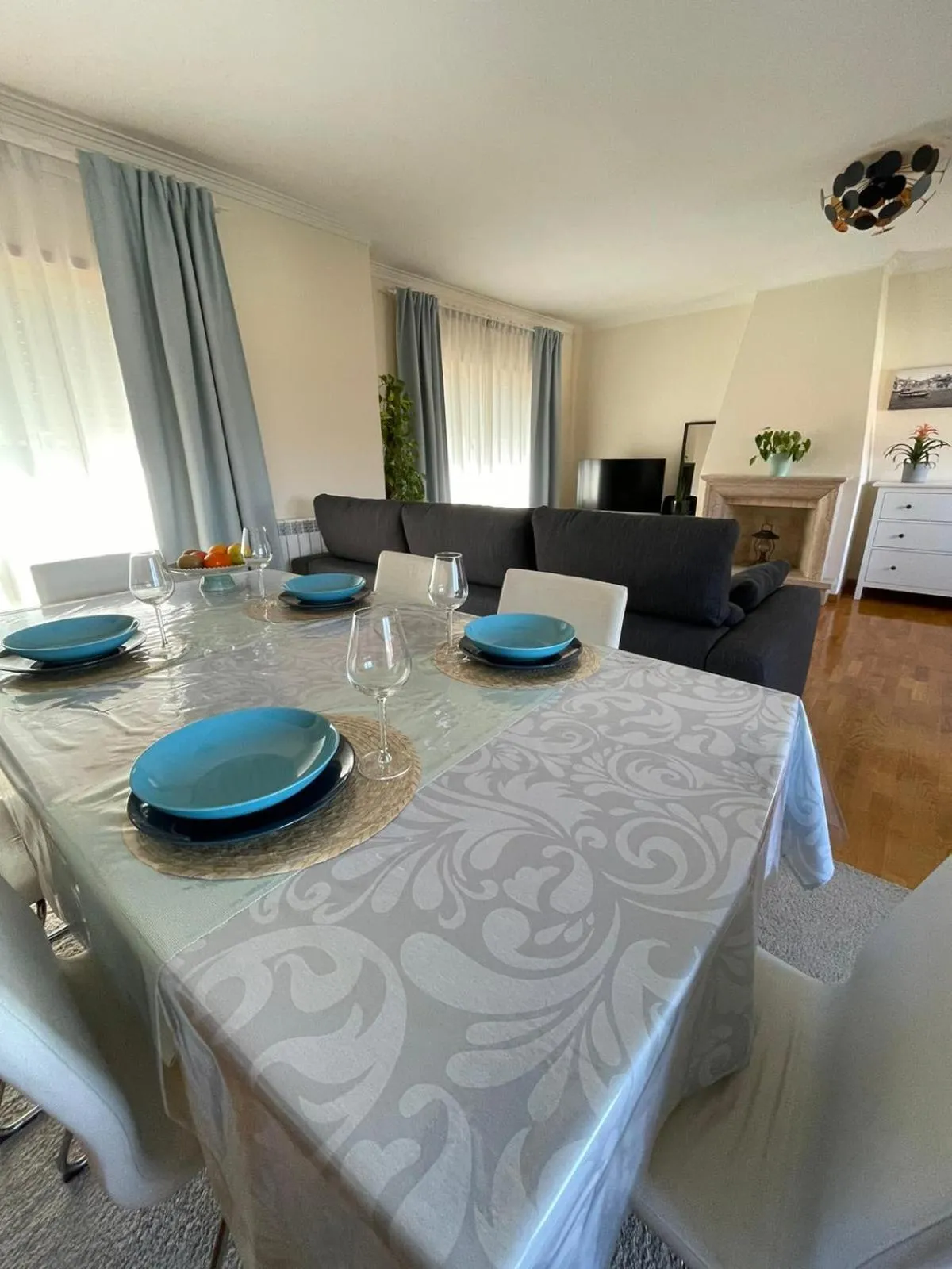 Dining area in Holiday Flat Green Coast