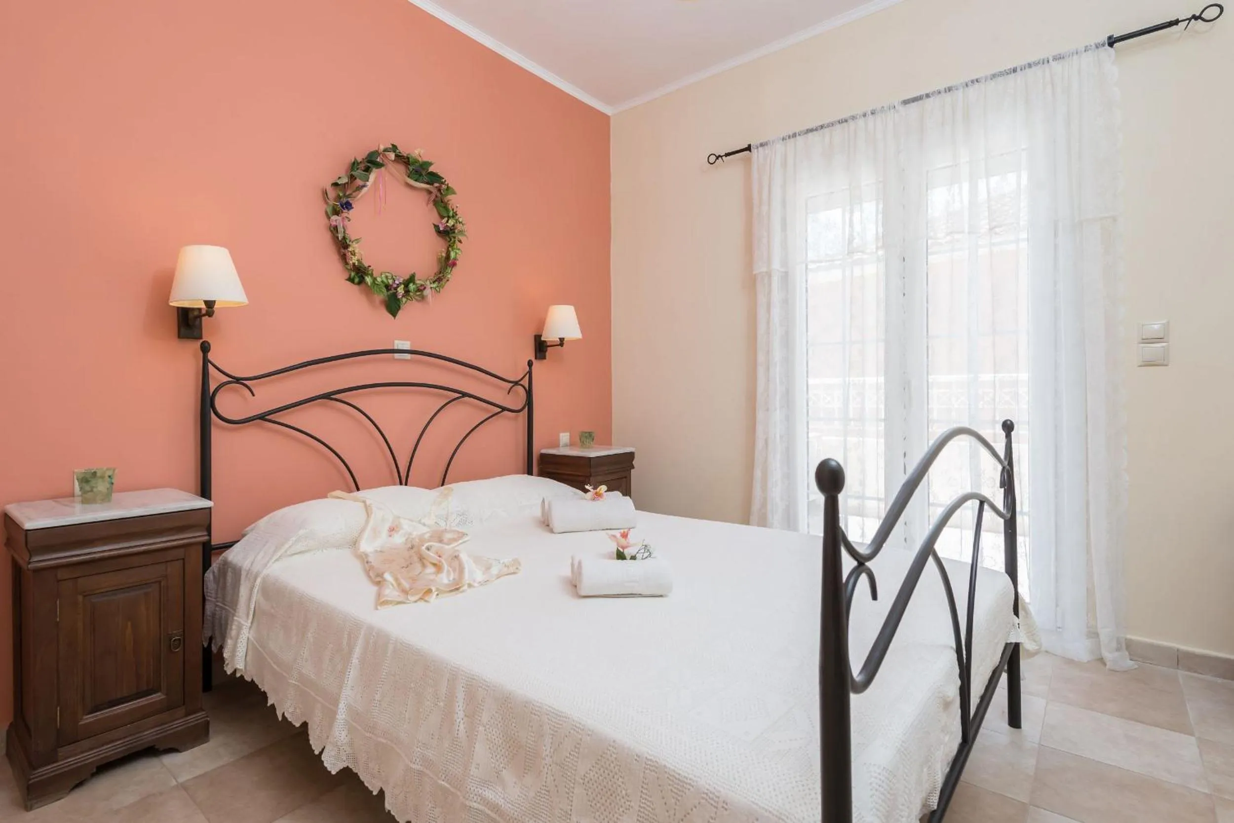 Bedroom, Bed in Lorenzo Villas with Private Pool, 200m from the beach, by ZanteWize