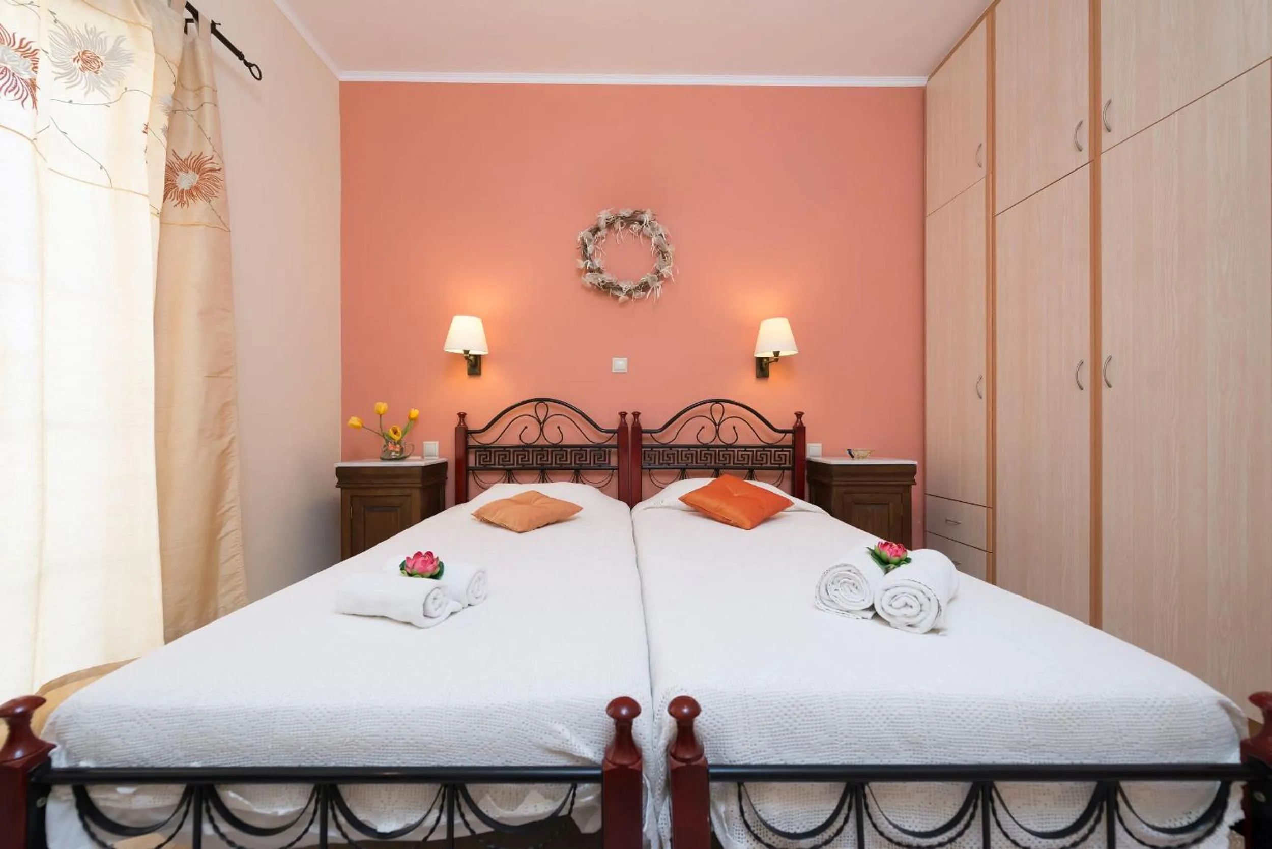 Bedroom, Bed in Lorenzo Villas with Private Pool, 200m from the beach, by ZanteWize