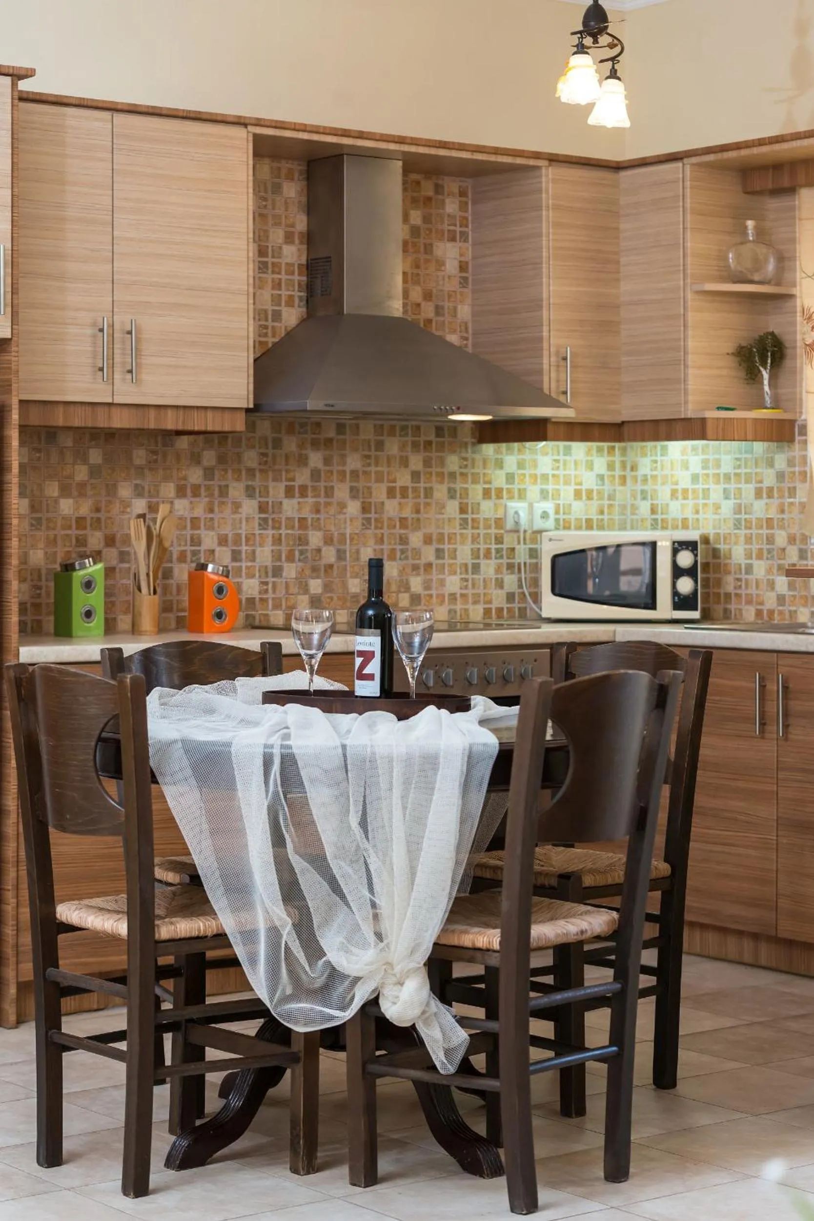 Kitchen or kitchenette in Lorenzo Villas with Private Pool, 200m from the beach, by ZanteWize