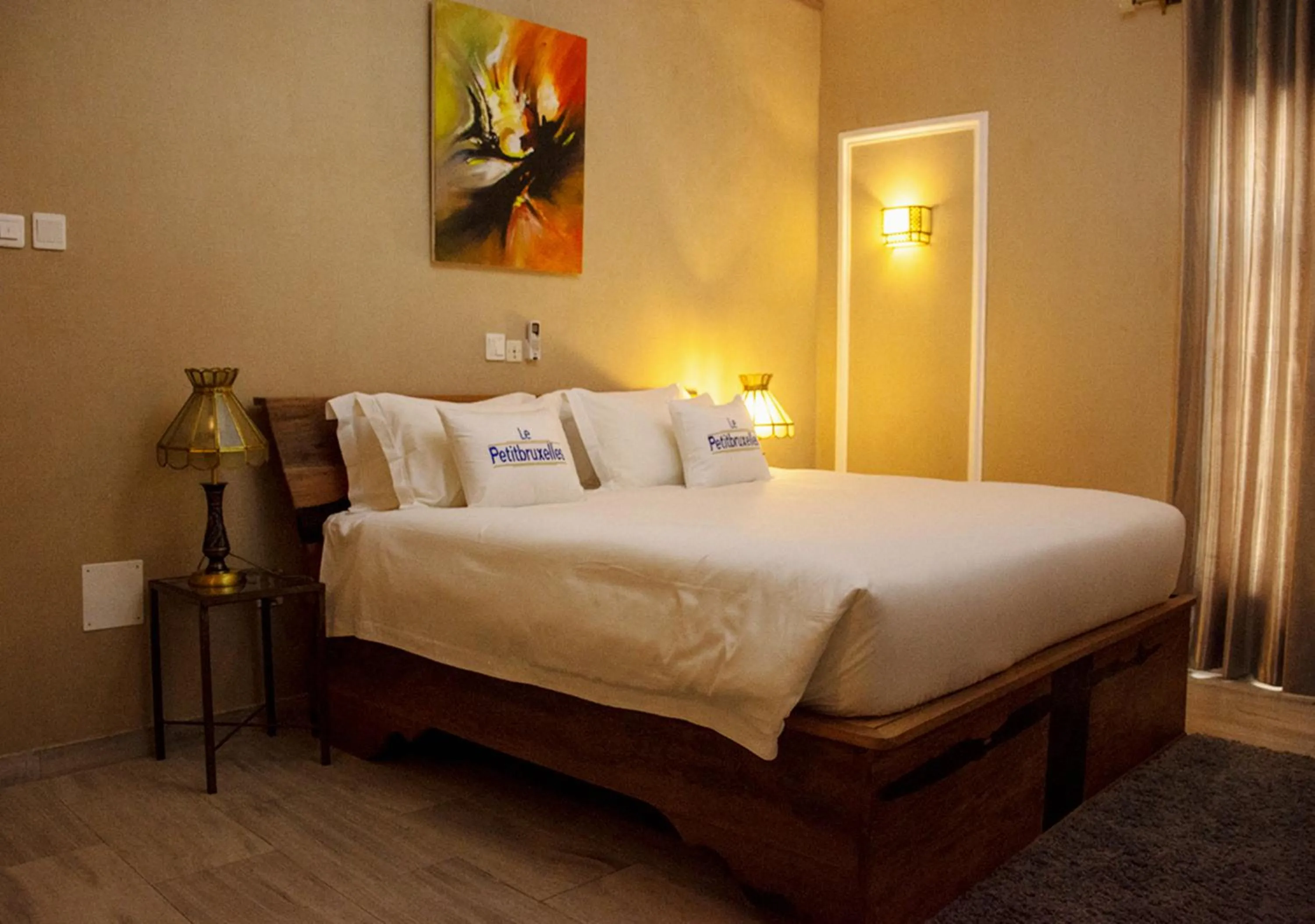 Bedroom, Bed in Hotel Petit Brussel