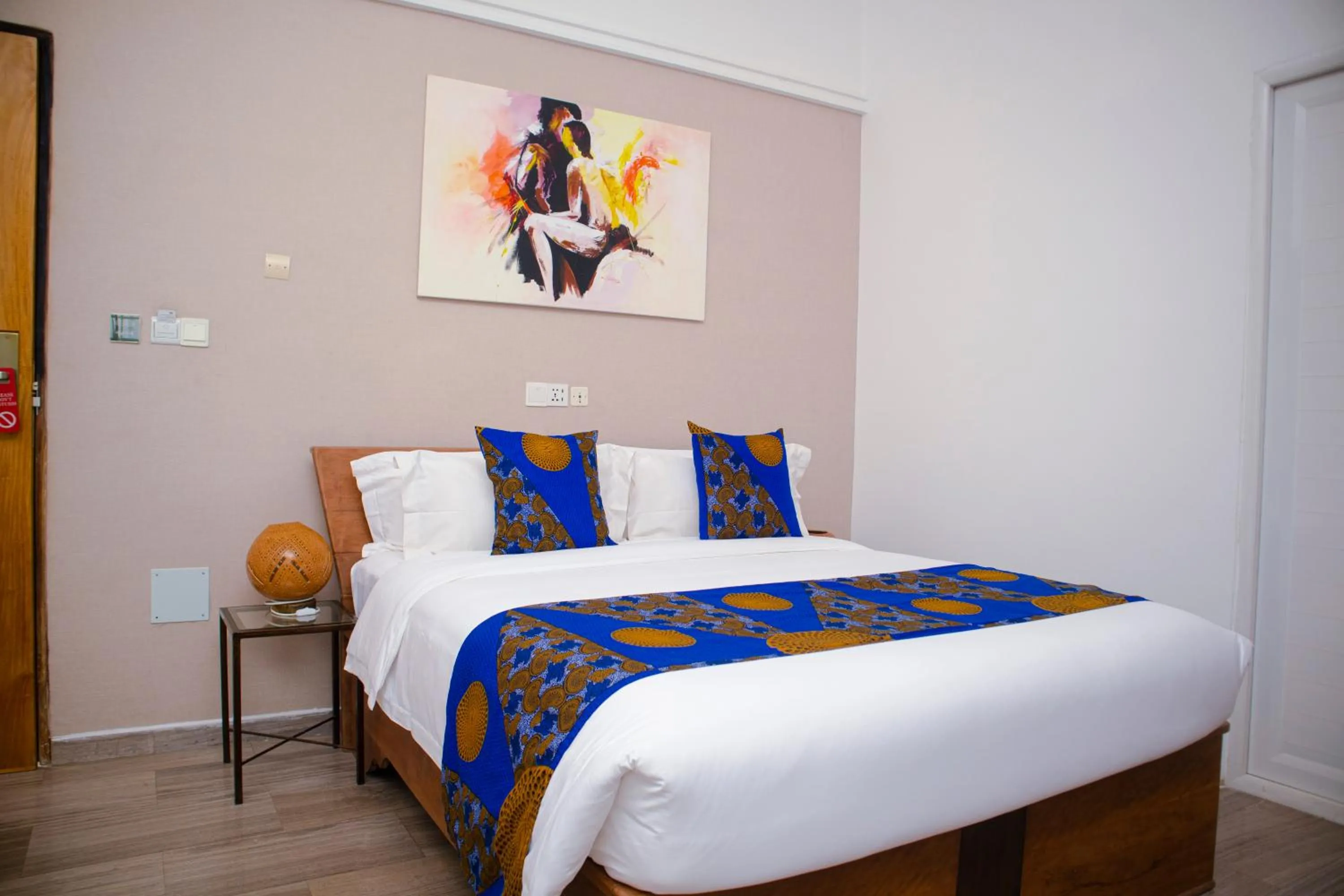 Bed in Hotel Petit Brussel