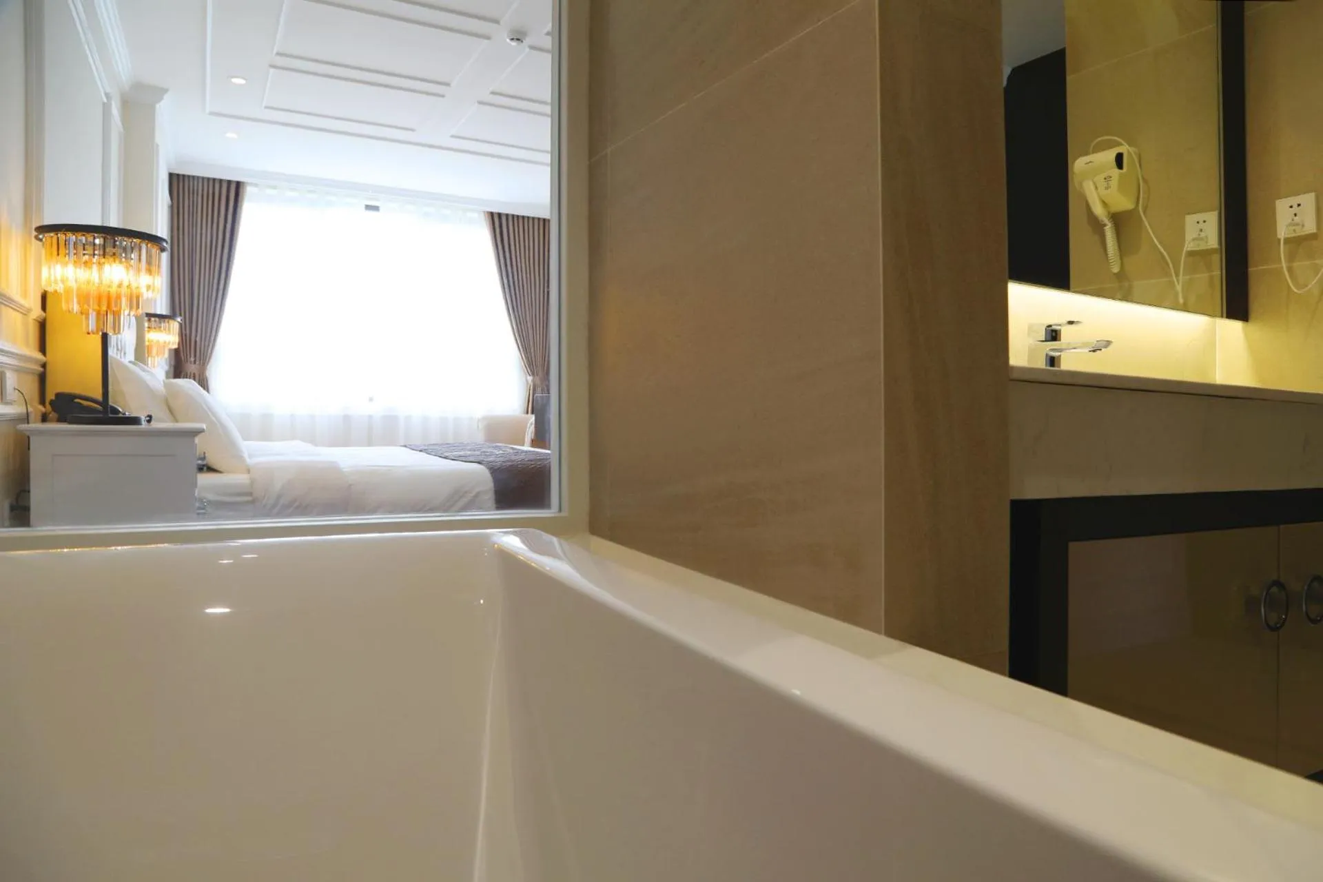 Bathroom in Dai Viet Hotel