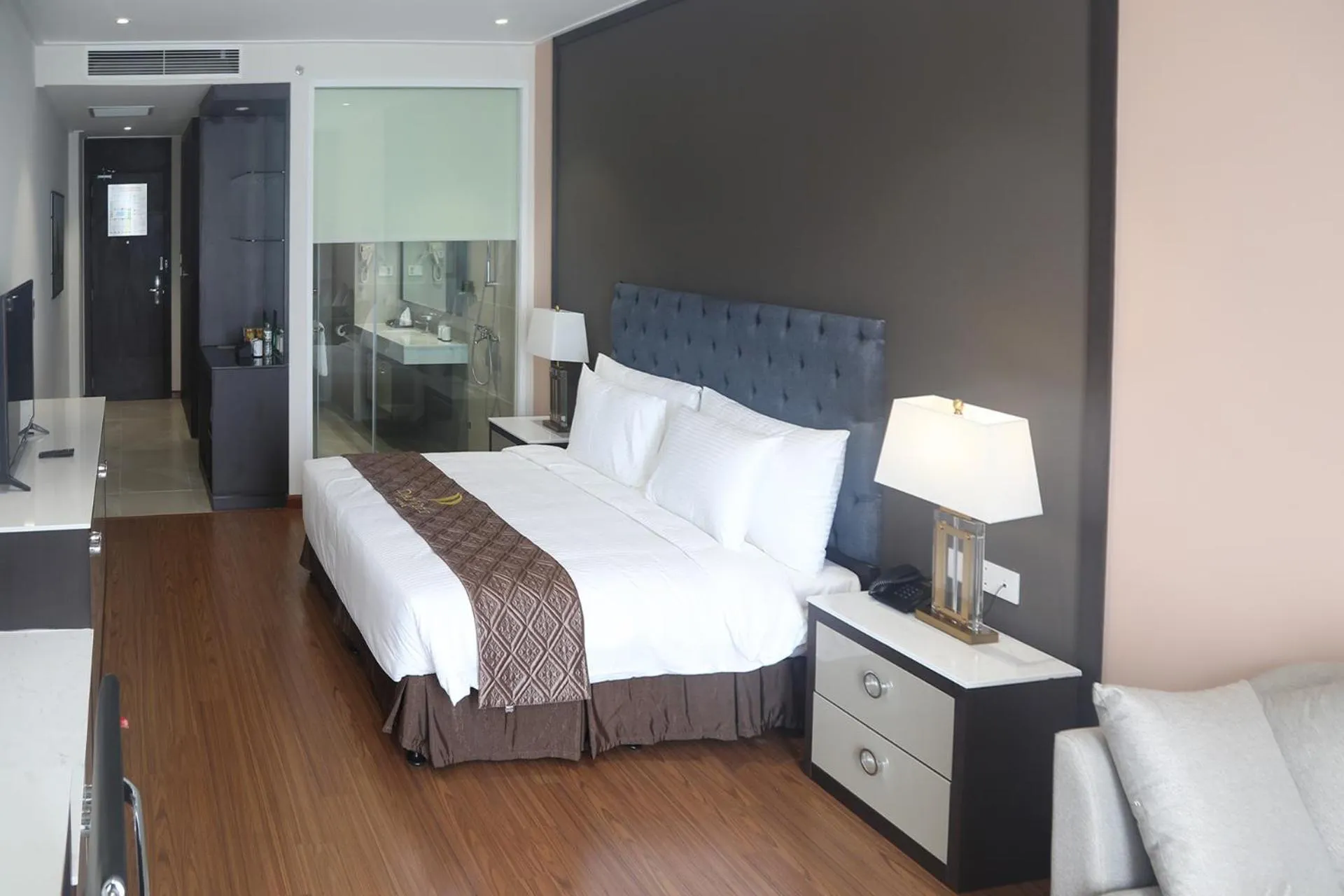 Bed in Dai Viet Hotel