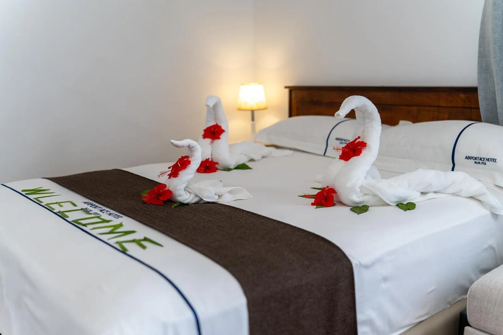 Bed in Airport Ace Hotel