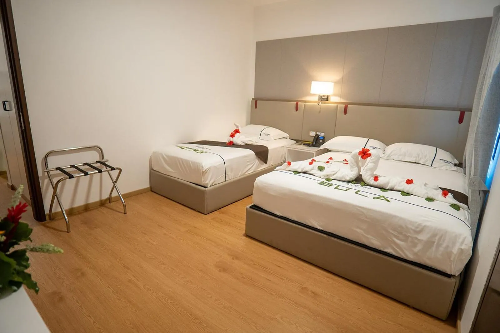 Bed in Airport Ace Hotel