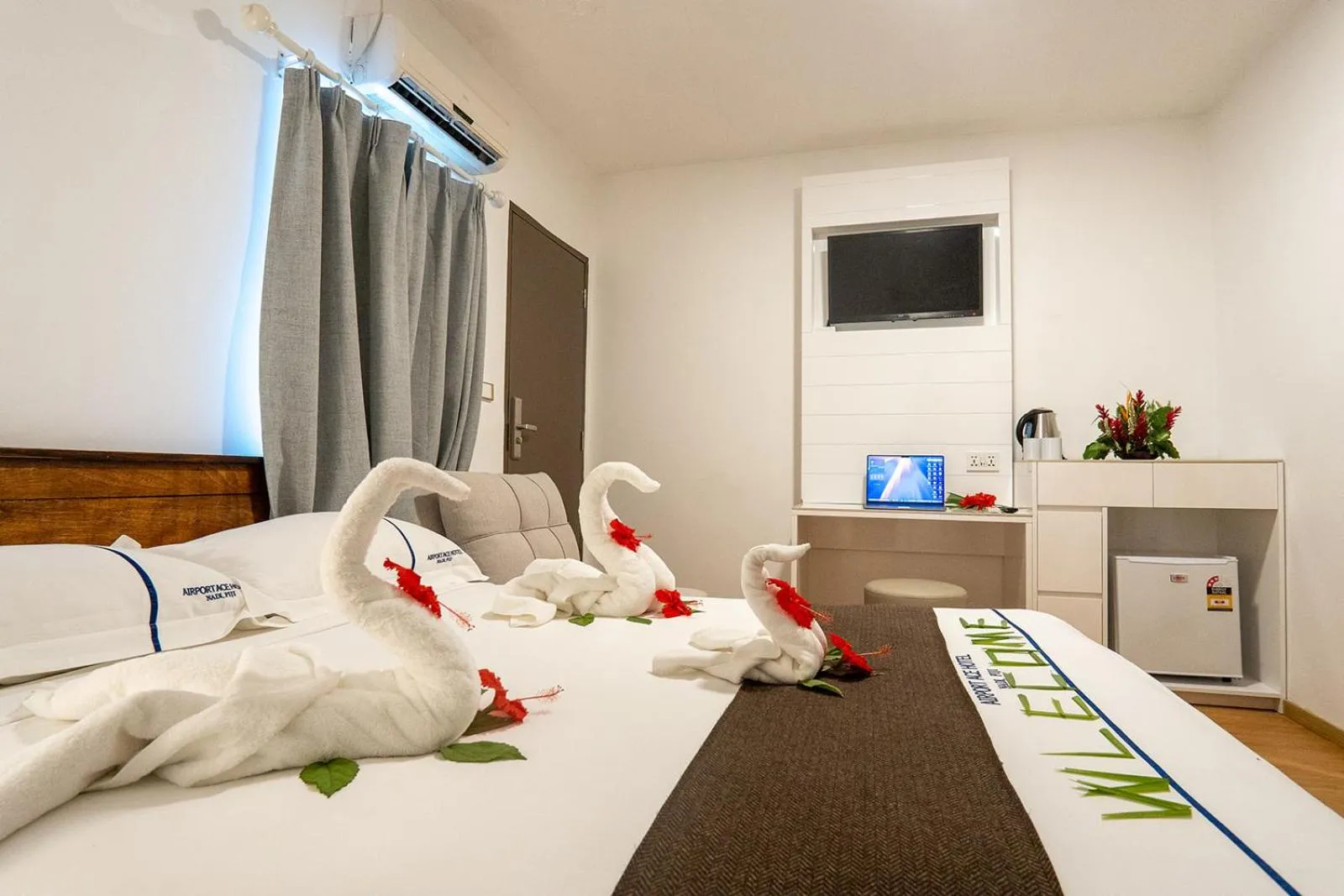 Bed in Airport Ace Hotel