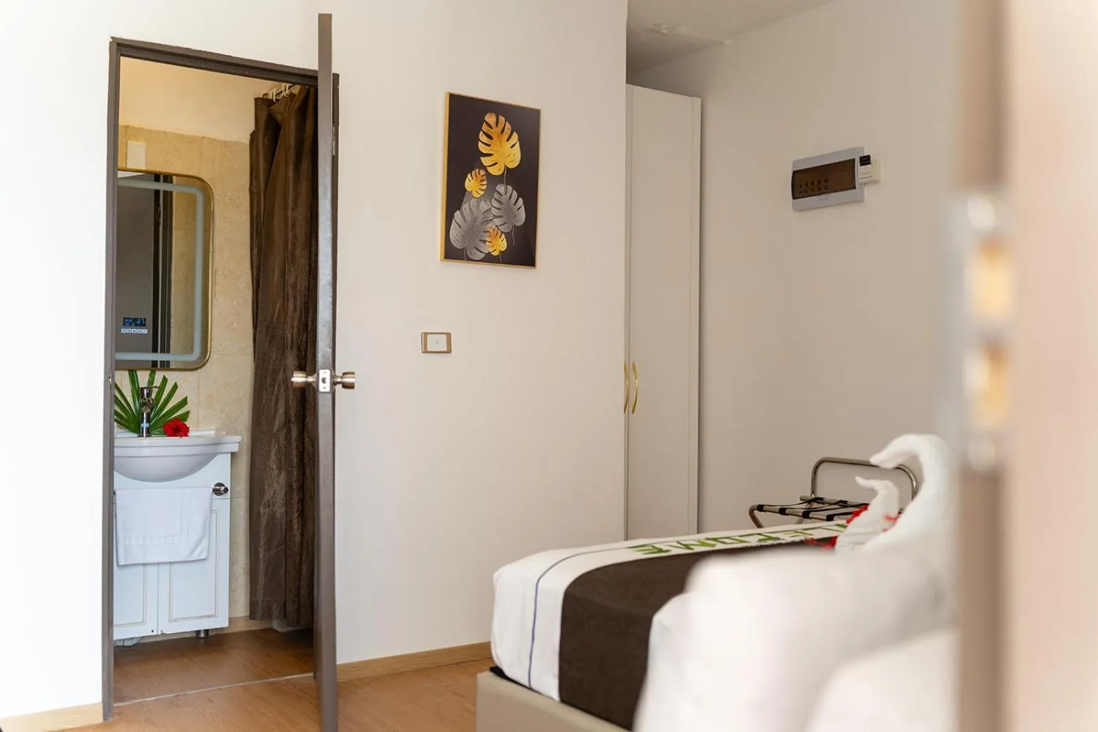 Bed in Airport Ace Hotel