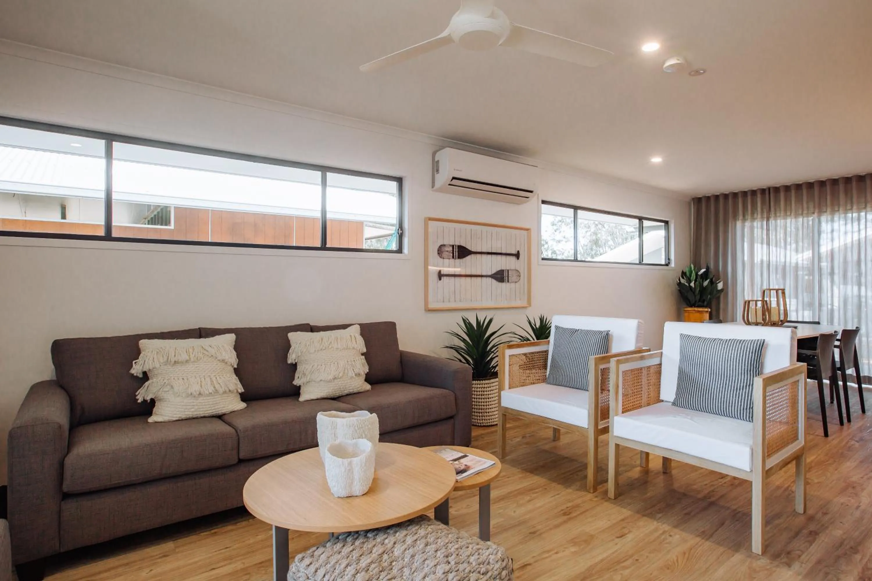 Living room in BIG4 Sandstone Point Holiday Resort Bribie Island