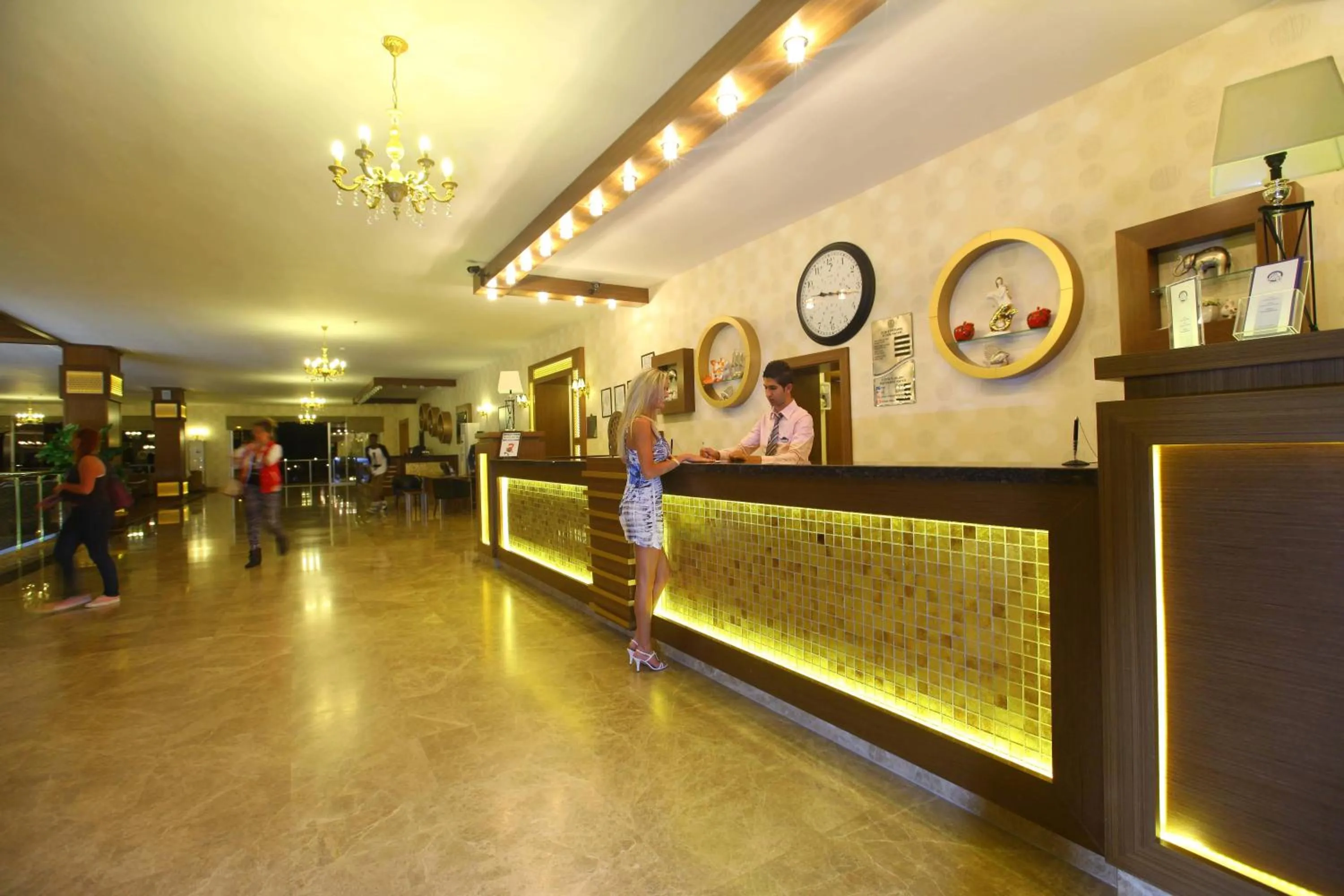 Staff in Eftalia Aqua Resort