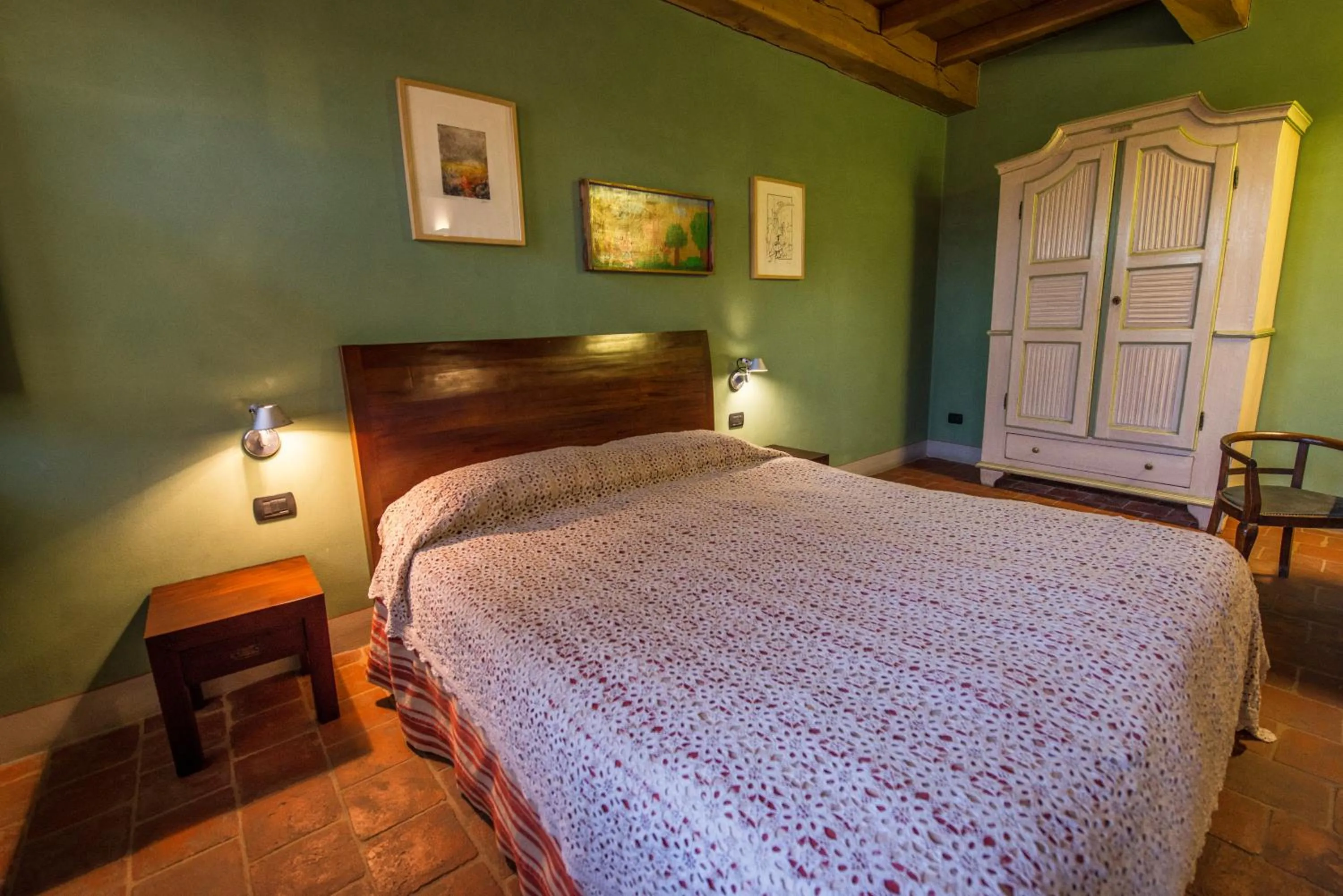 Bedroom, Bed in Albergo Ristorante Garibaldi