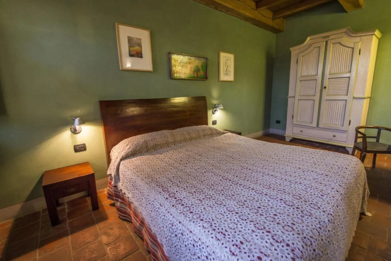 Bedroom, Bed in Albergo Ristorante Garibaldi