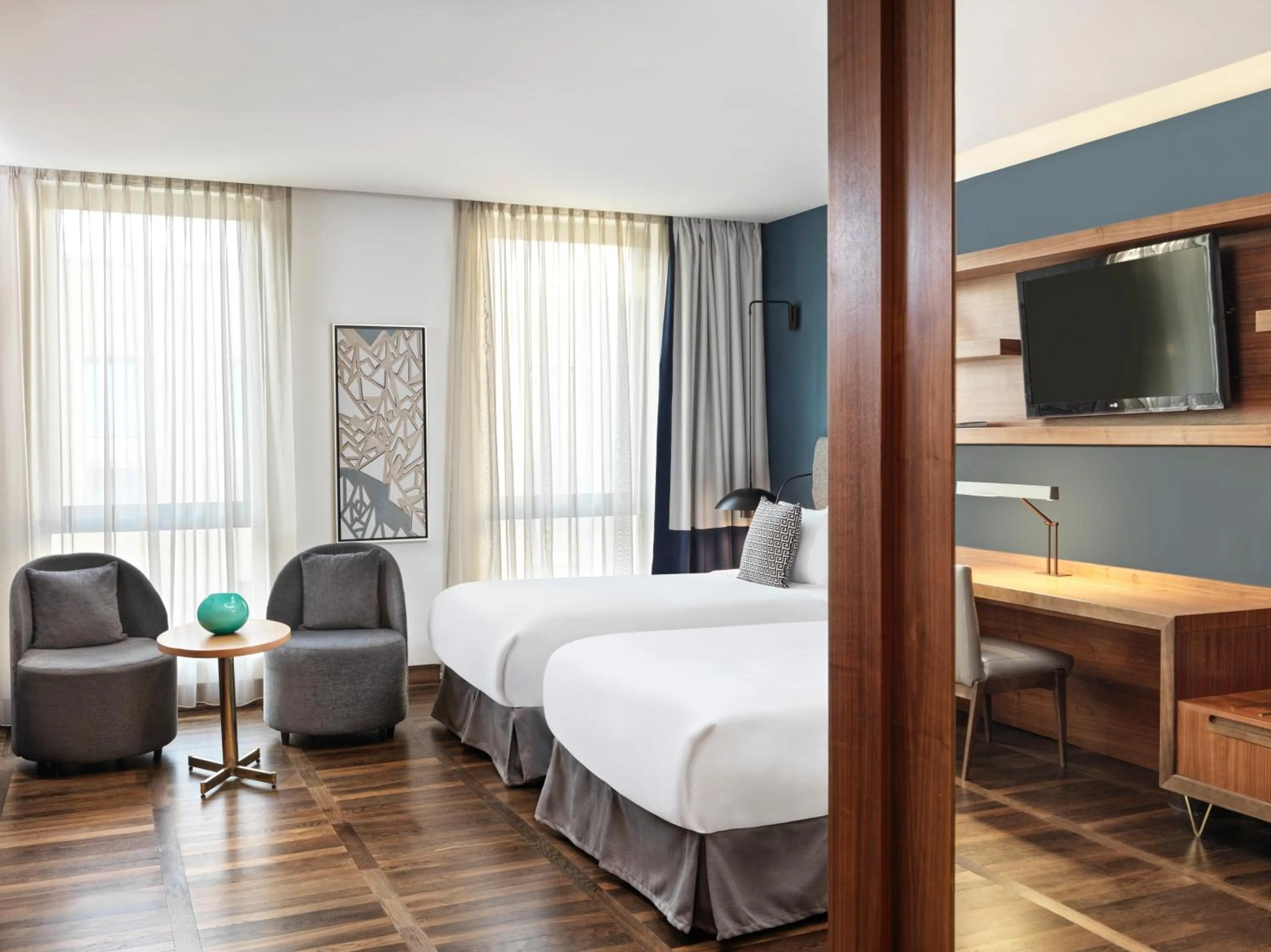 Bed in Metropol Palace, Belgrade