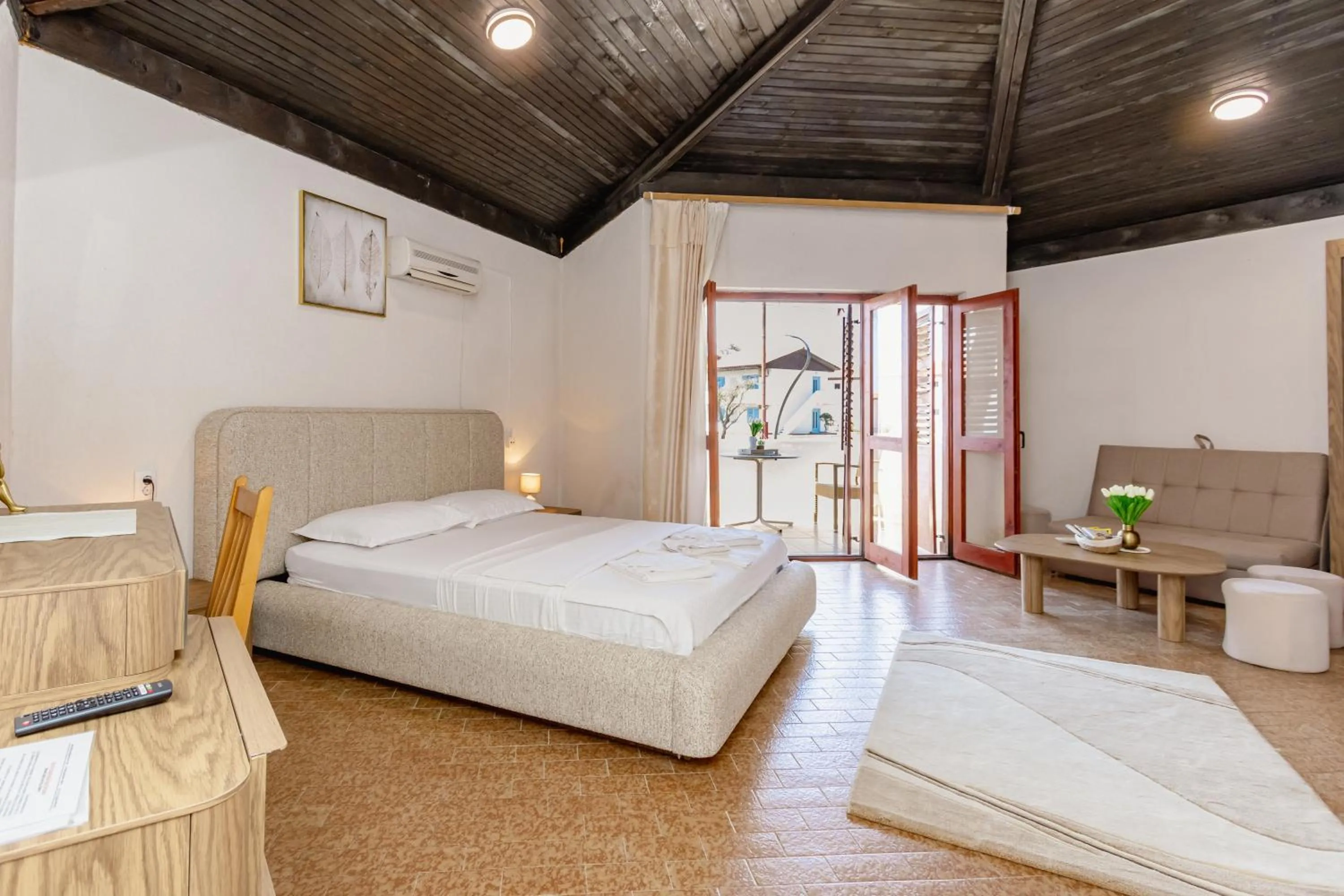 Bedroom, Bed in FKK Ada Bojana