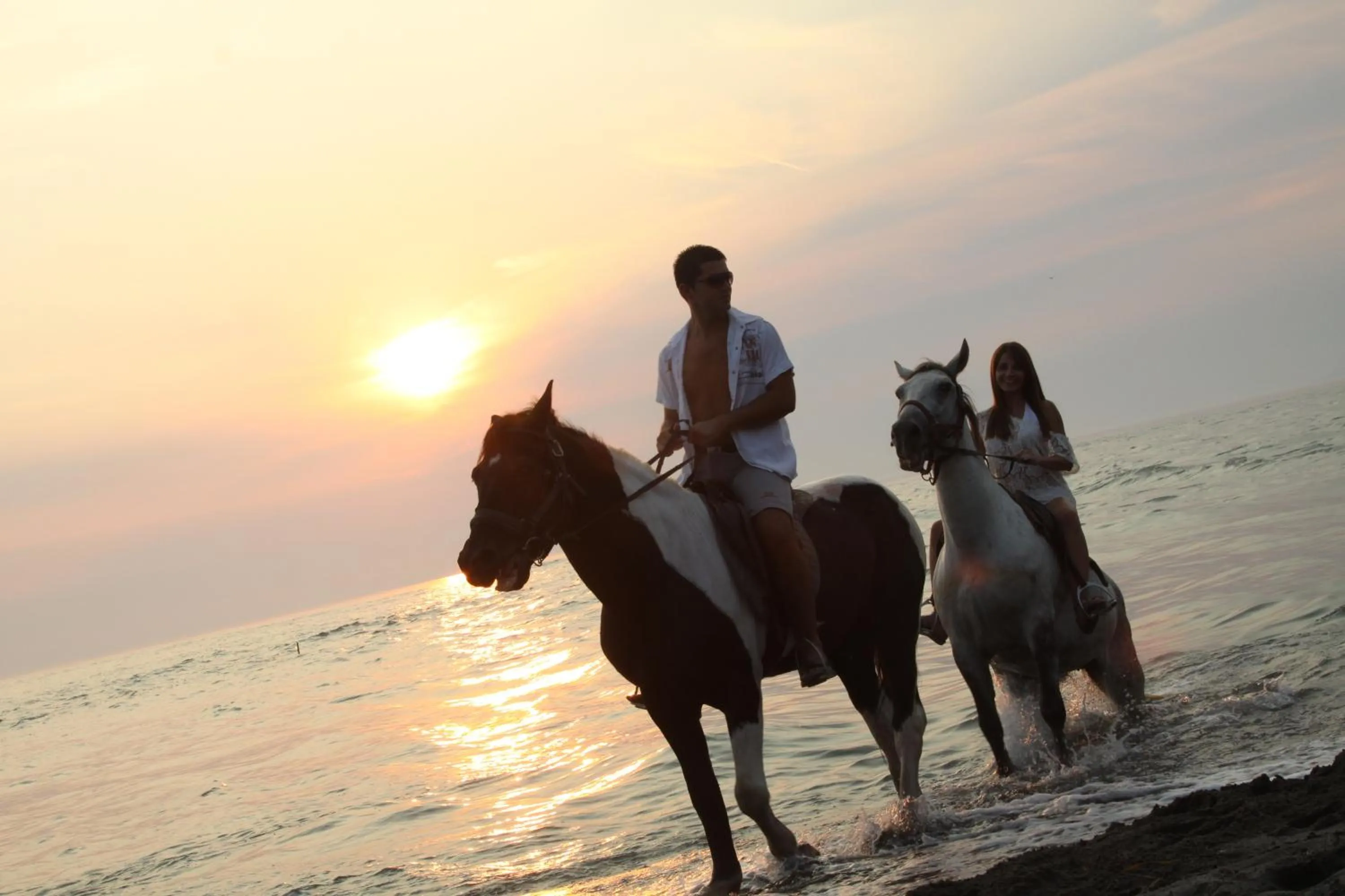 Horse-riding in FKK Ada Bojana
