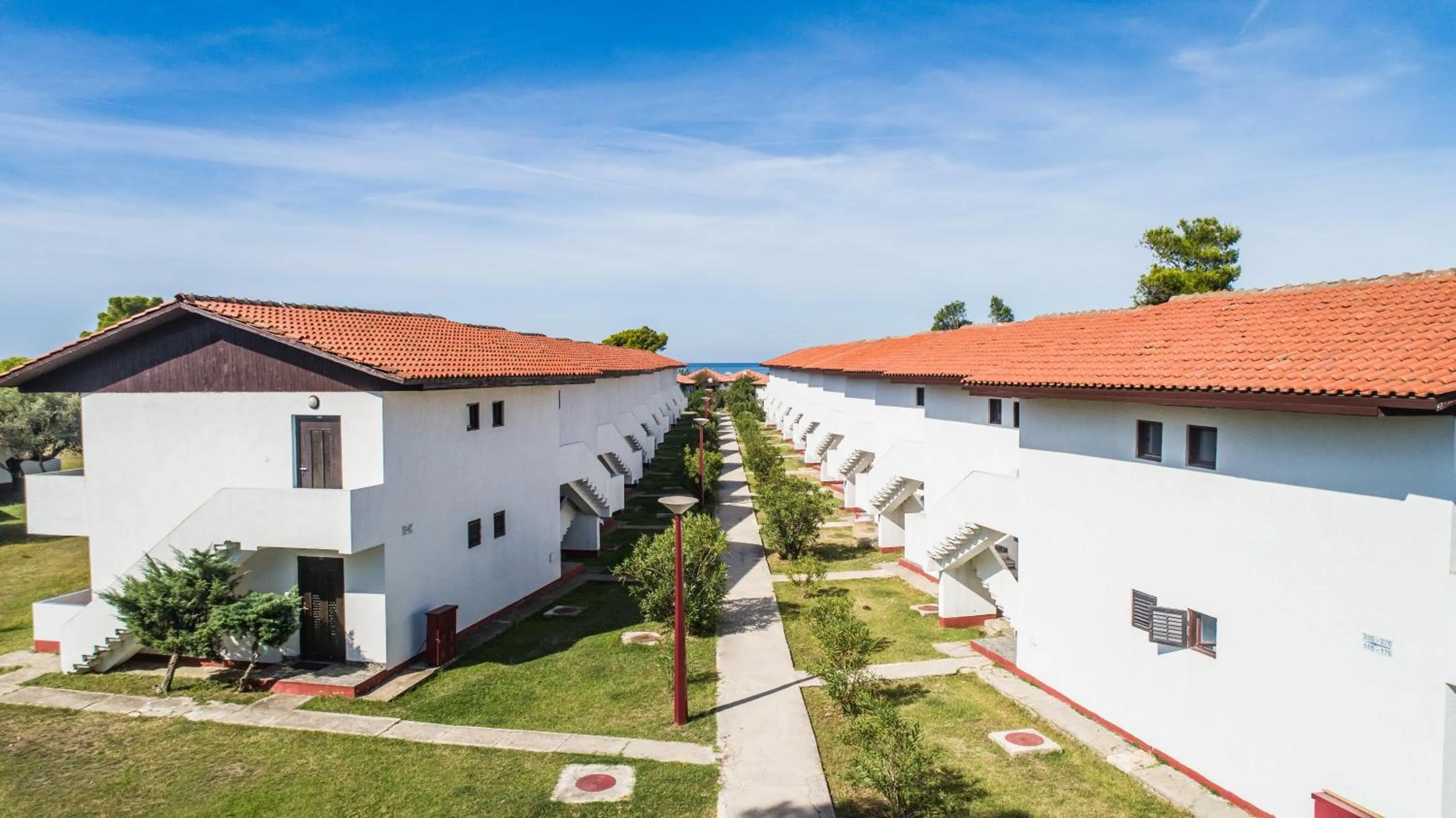 Bird's eye view in FKK Ada Bojana