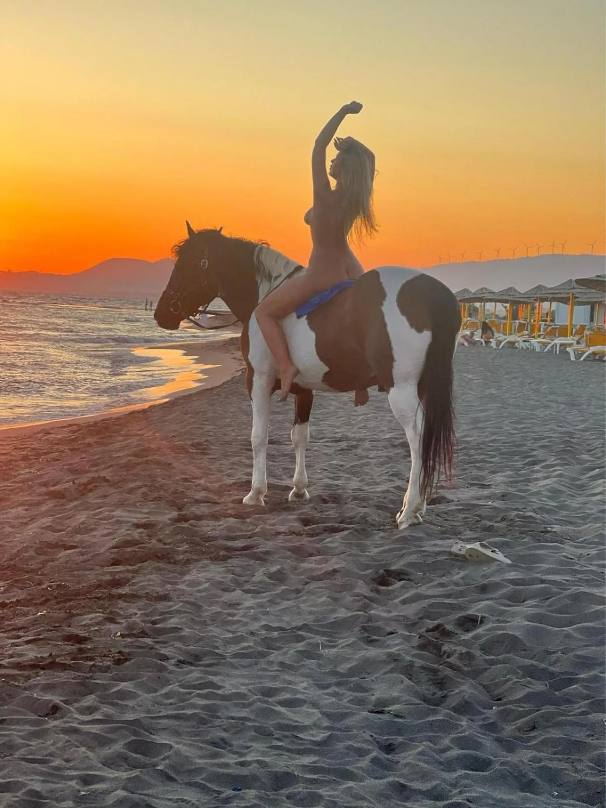 Horse-riding in FKK Ada Bojana